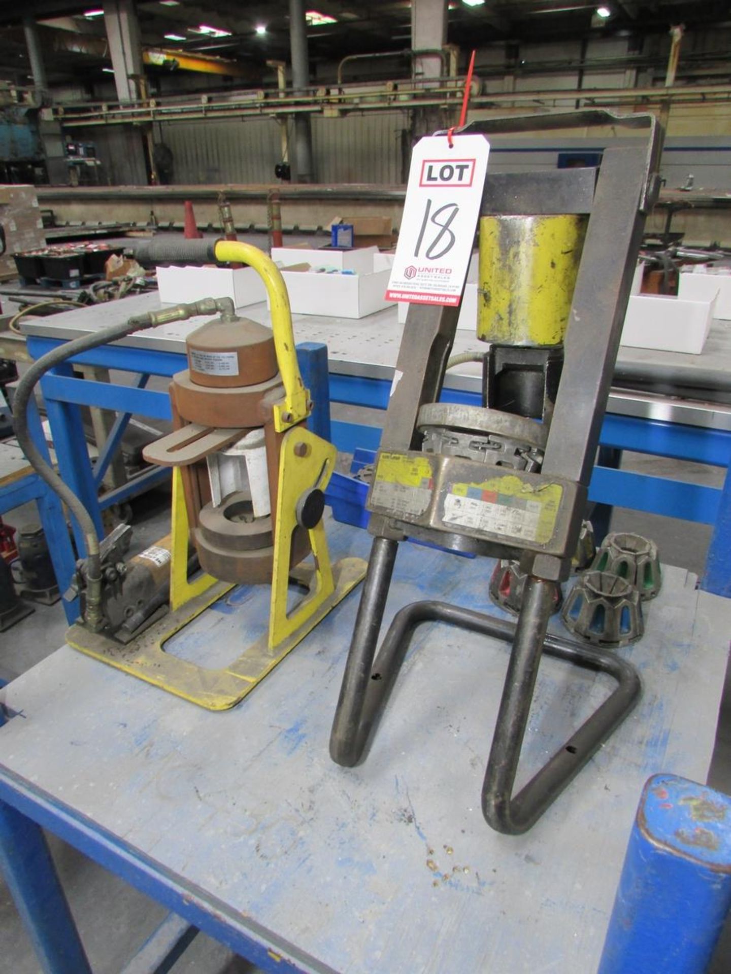 LOT - (2) HYDRAULIC HOSE FITTING CRIMPING UNITS