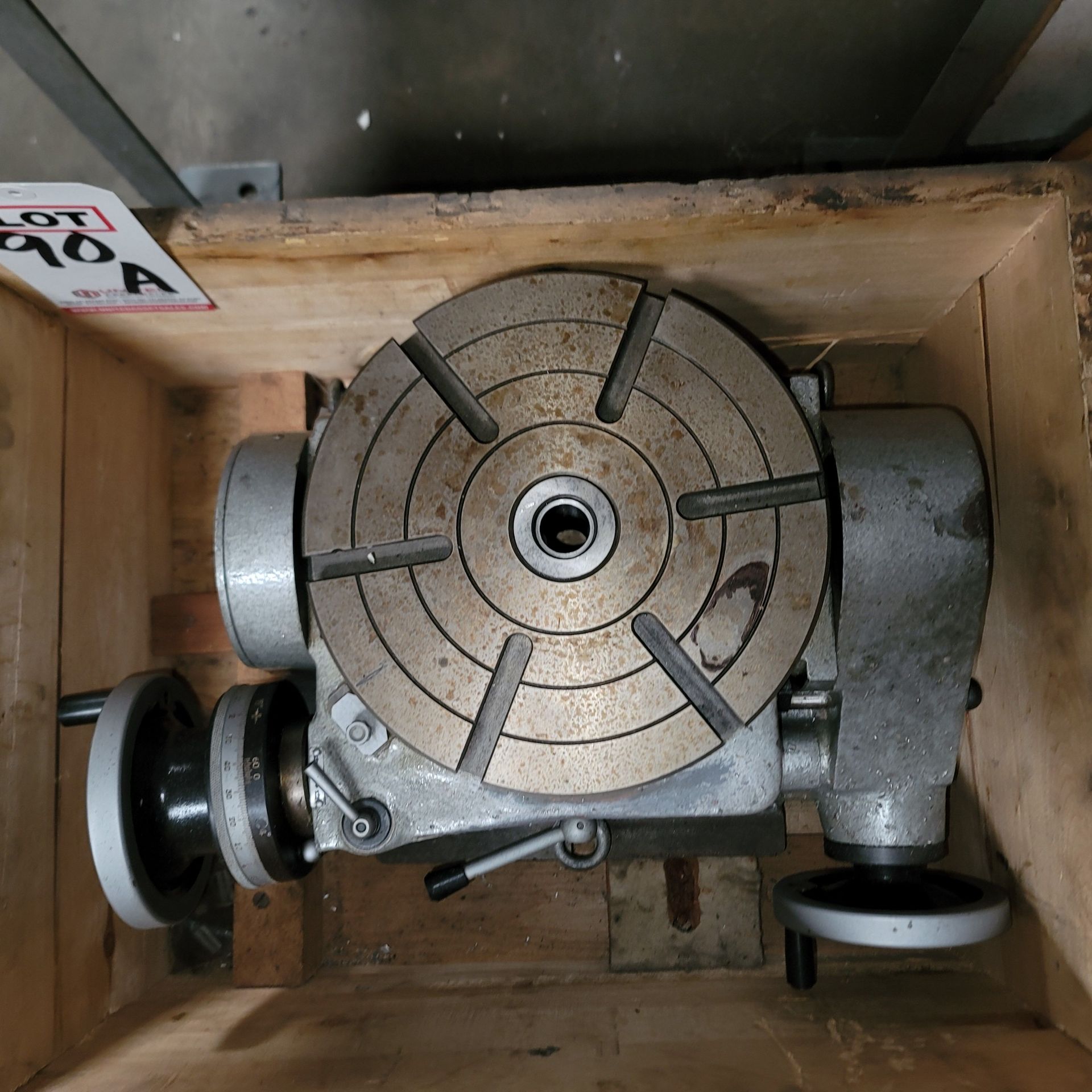 10" ROTARY TABLE, IN CRATE - Image 3 of 3