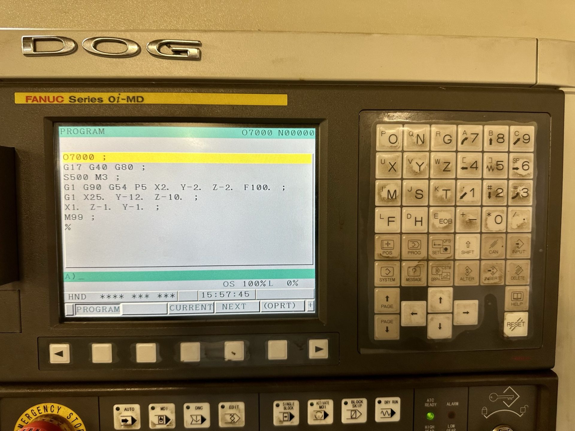 2014 SMTCL 850B VERTICAL MACHINING CENTER, FANUC SERIES Oi-MD CNC CONTROL, XYZ TRAVELS: 33" X 20" - Image 8 of 20
