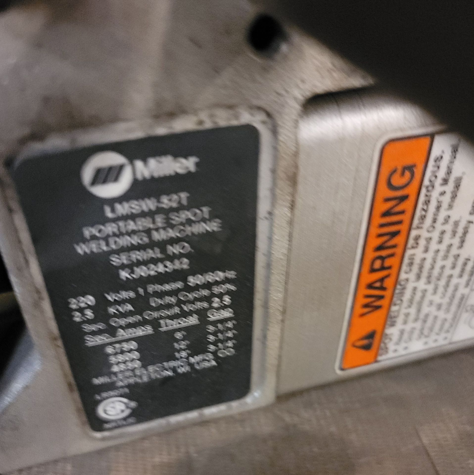 MILLER KJ06 SPOT WELD TIMER, 18" ARM - Image 4 of 4