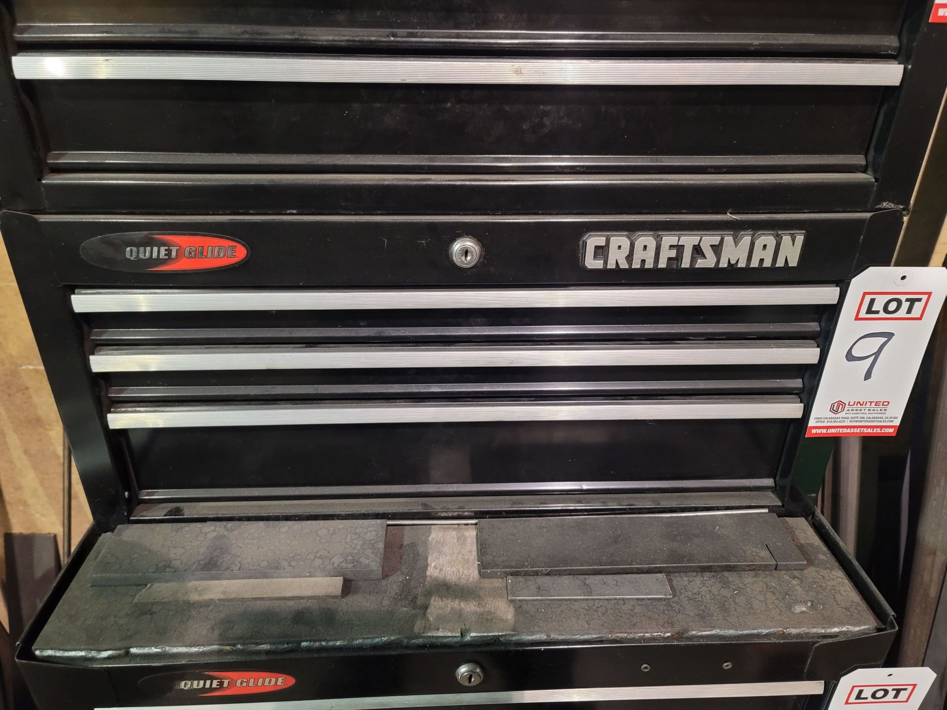 CRAFTSMAN 3-DRAWER MIDDLE BOX, W/ CONTENTS, SEE PICTURES