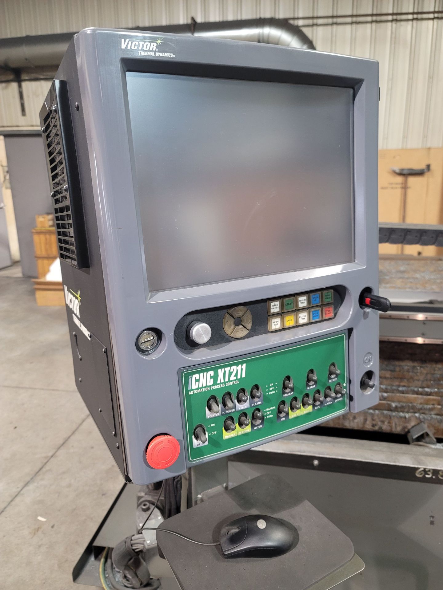 2013 THERMAL DYNAMICS DMC-3000 PLASMA CUTTER, iCNC XT211 AUTOMATION PROCESS CONTROL, CRT, VICTOR - Image 11 of 17