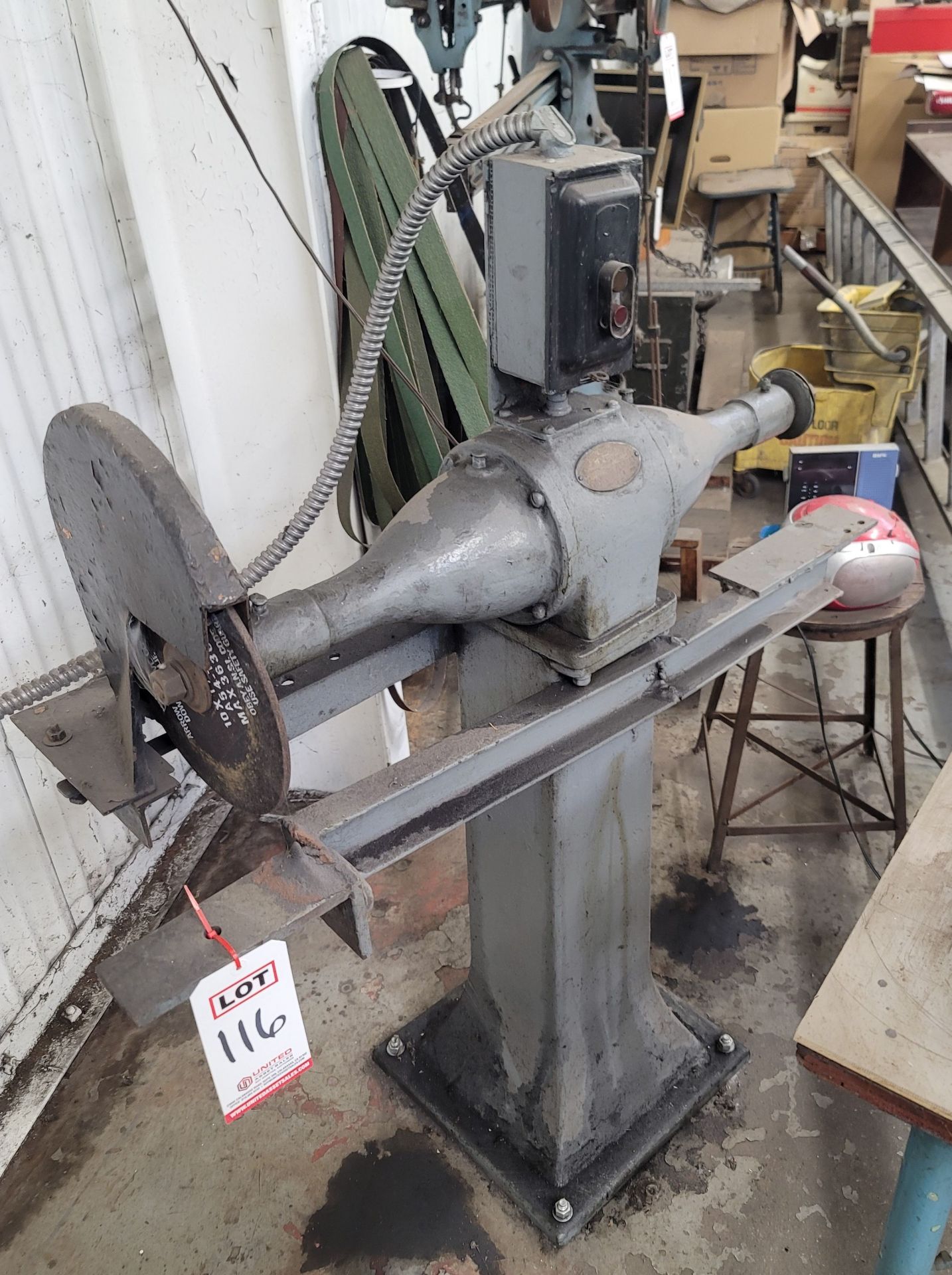 U.S. ELECTRICAL TOOL CO. DOUBLE END GRINDER, MODEL 3460
