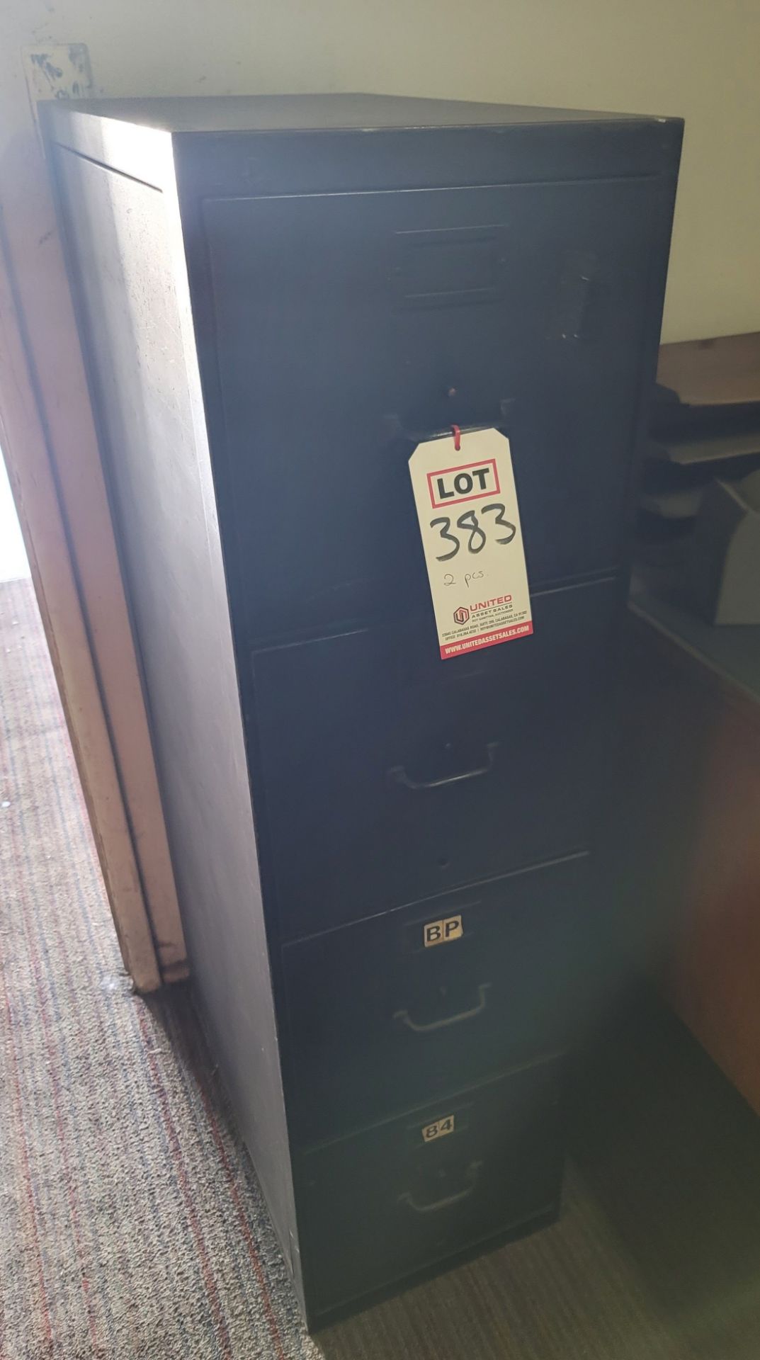 LOT - (2) METAL FILE CABINETS