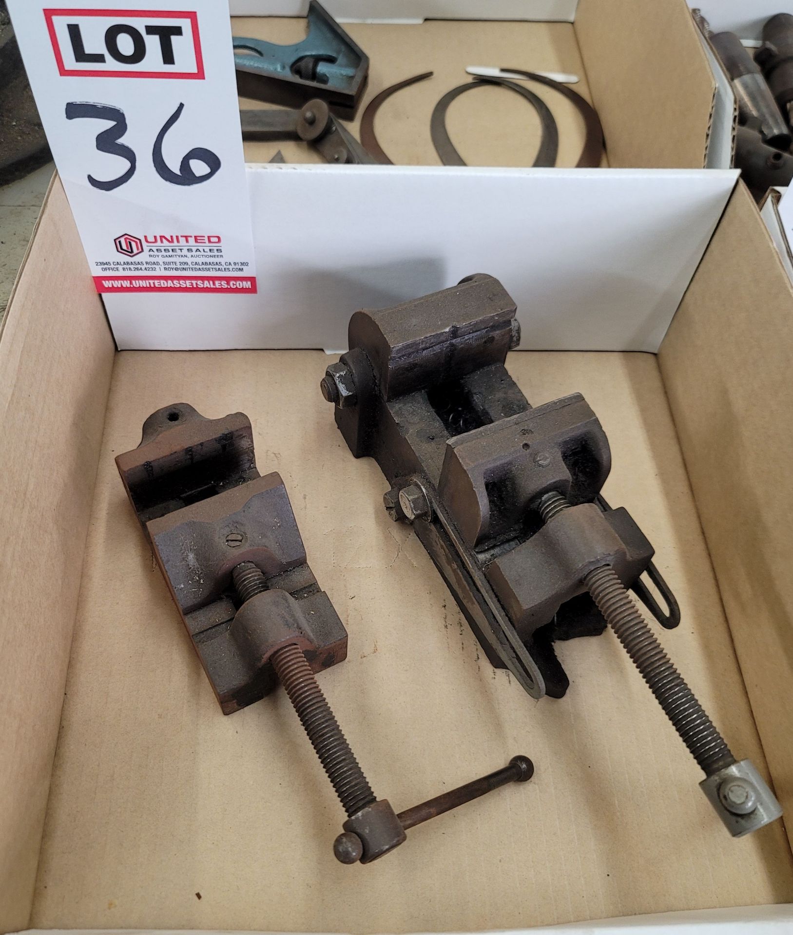 LOT - (2) SMALL VISES