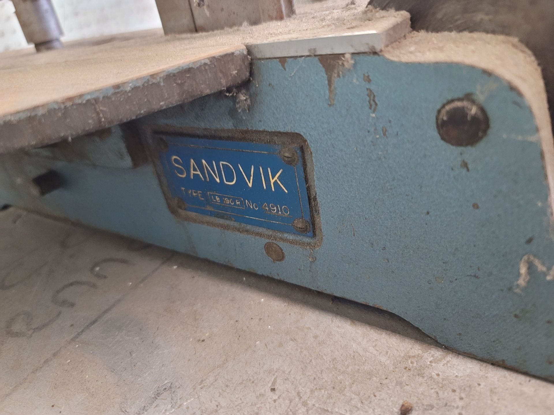 SANDVIK FORMING TOOL, MODEL LB190R, S/N 4910 - Image 2 of 3