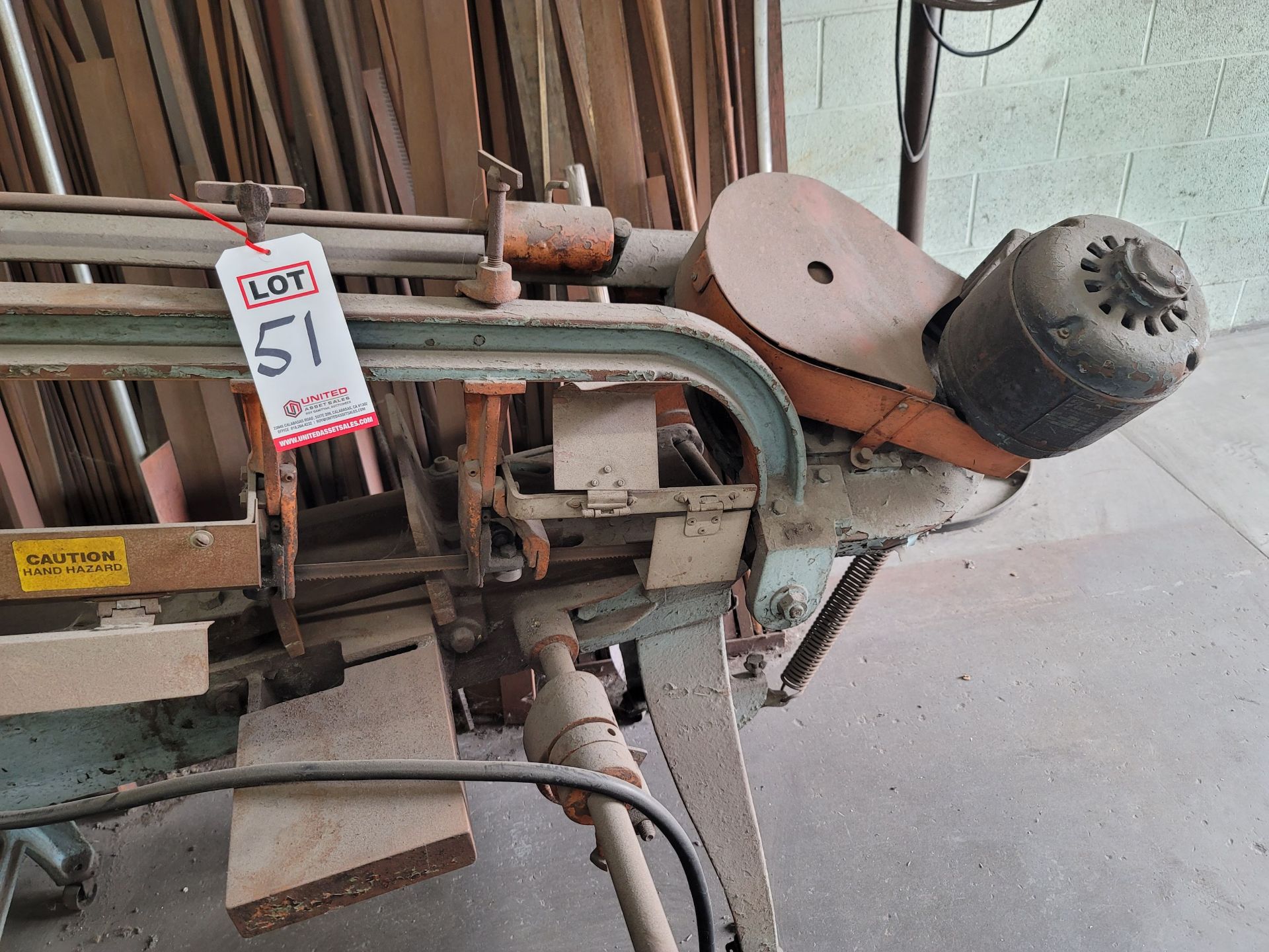 WELLS HORIZONTAL BAND SAW - Image 2 of 3