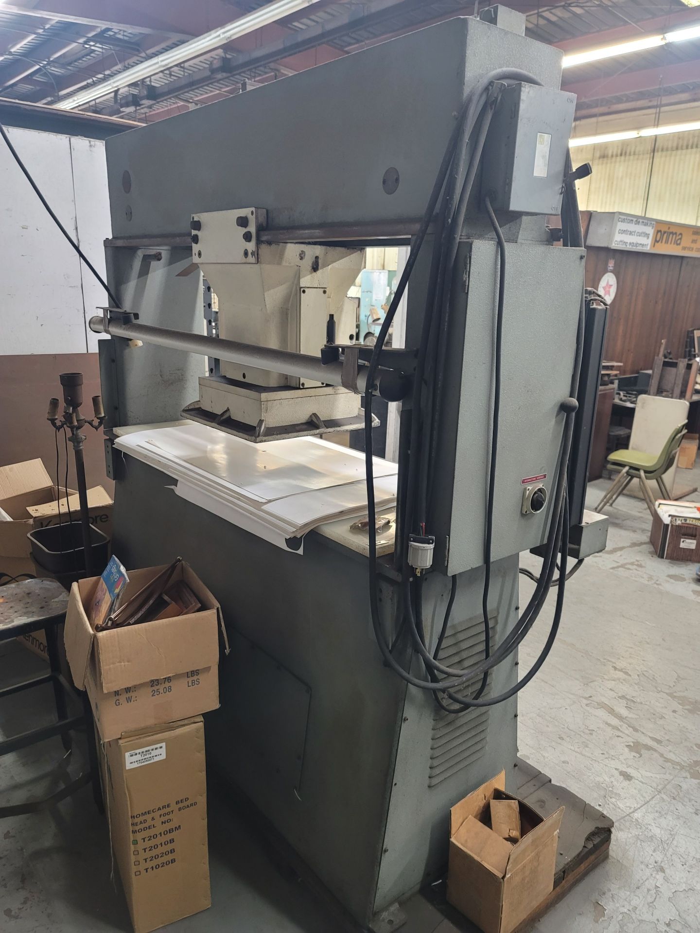 PRIMA DIE PRESS, MODEL NPO 29, 20" X 66" BED, S/N M10931 - Image 2 of 6