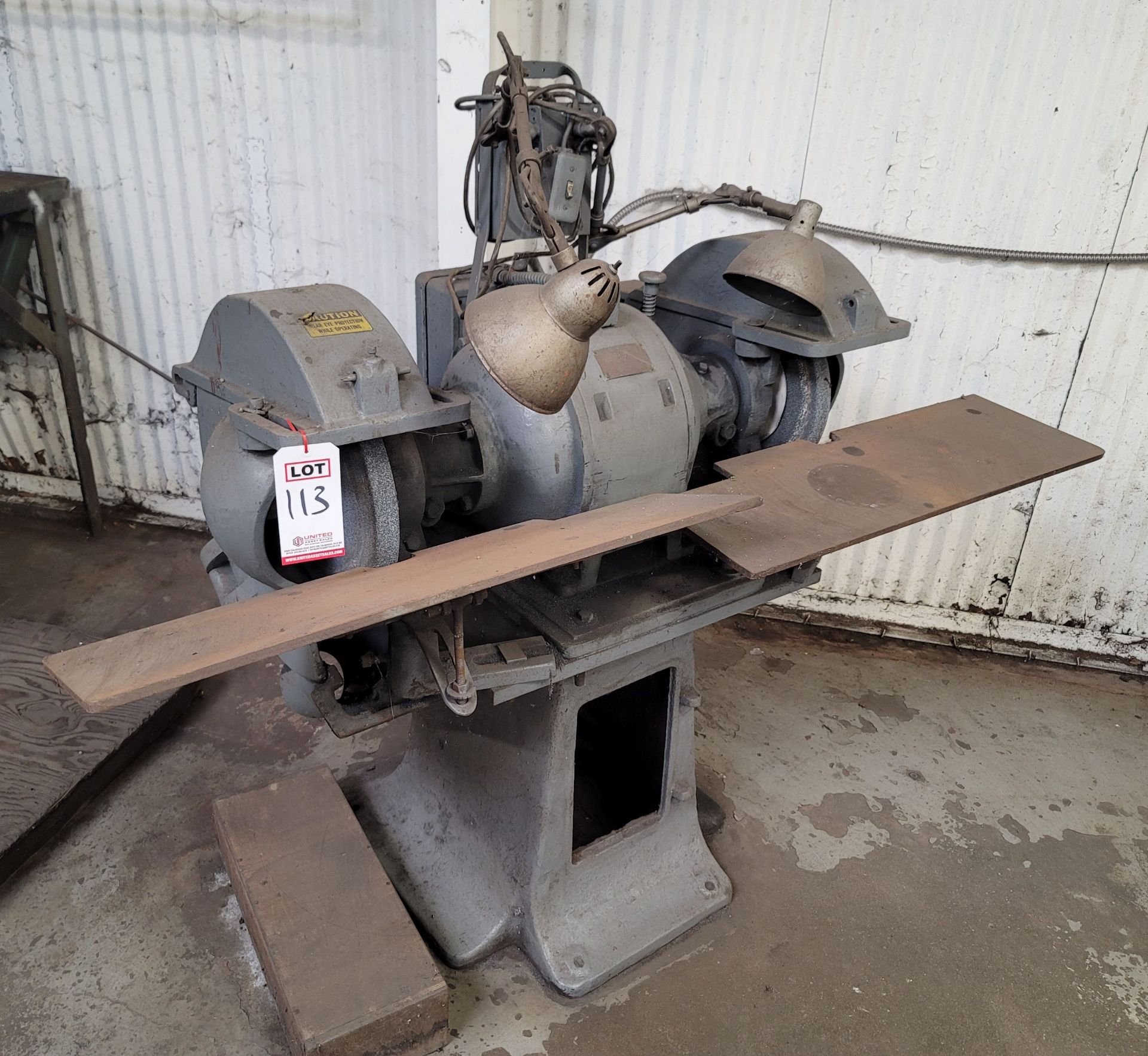 U.S. ELECTRICAL TOOL CO. DOUBLE END GRINDER, MODEL 20