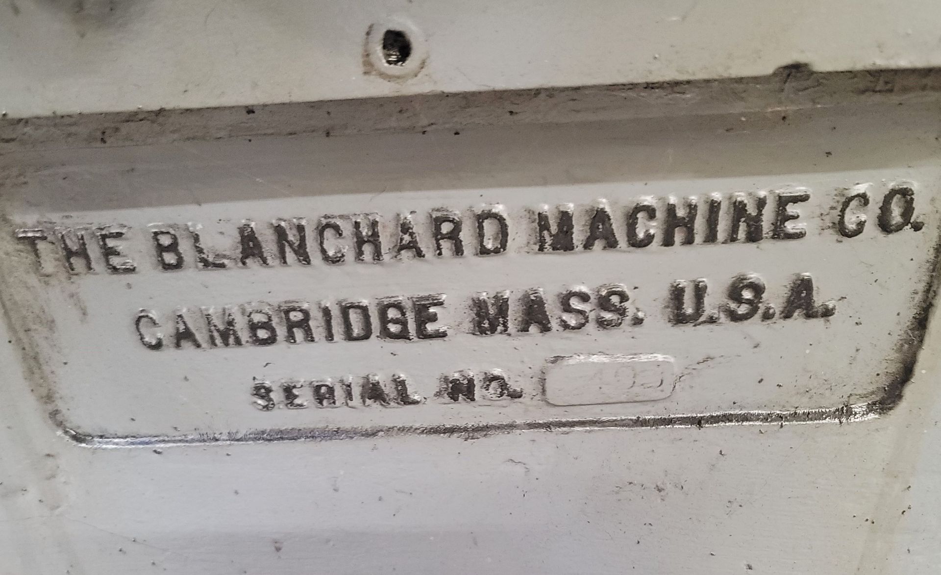 BLANCHARD NO. 11 ROTARY SURFACE GRINDER, S/N 3493 - Image 6 of 8