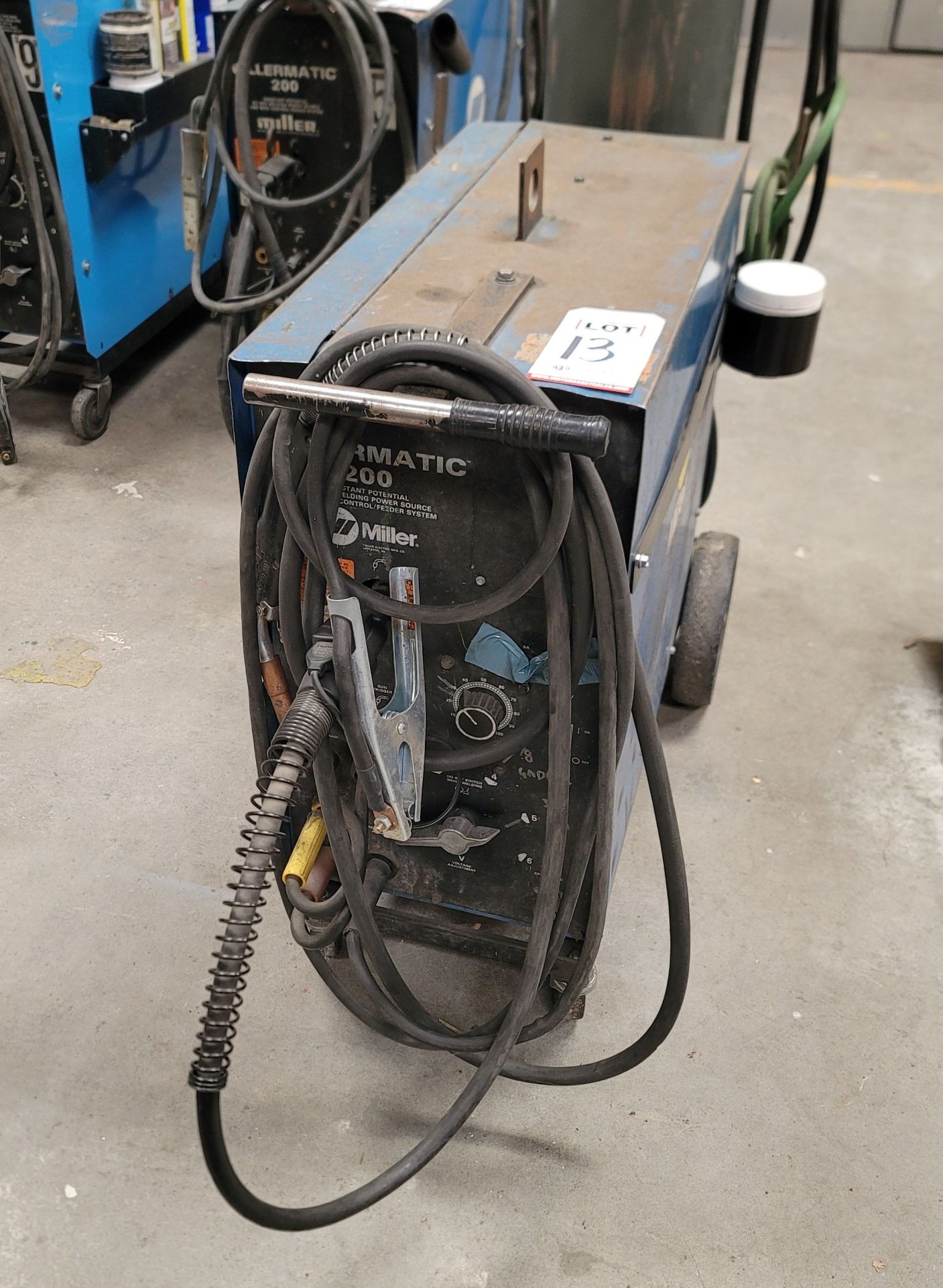MILLERMATIC 200 WELDING POWER SOURCE, STOCK NO. 048291, S/N JH298273, GAS CYLINDER NOT INCLUDED