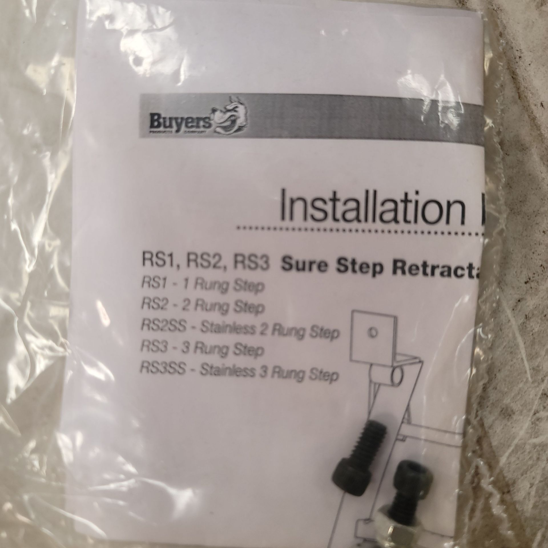 LOT - (6) BUYERS PRODUCTS SURE STEP RETRACTABLE TRUCK STEPS, MODEL RS-2 - Image 2 of 2