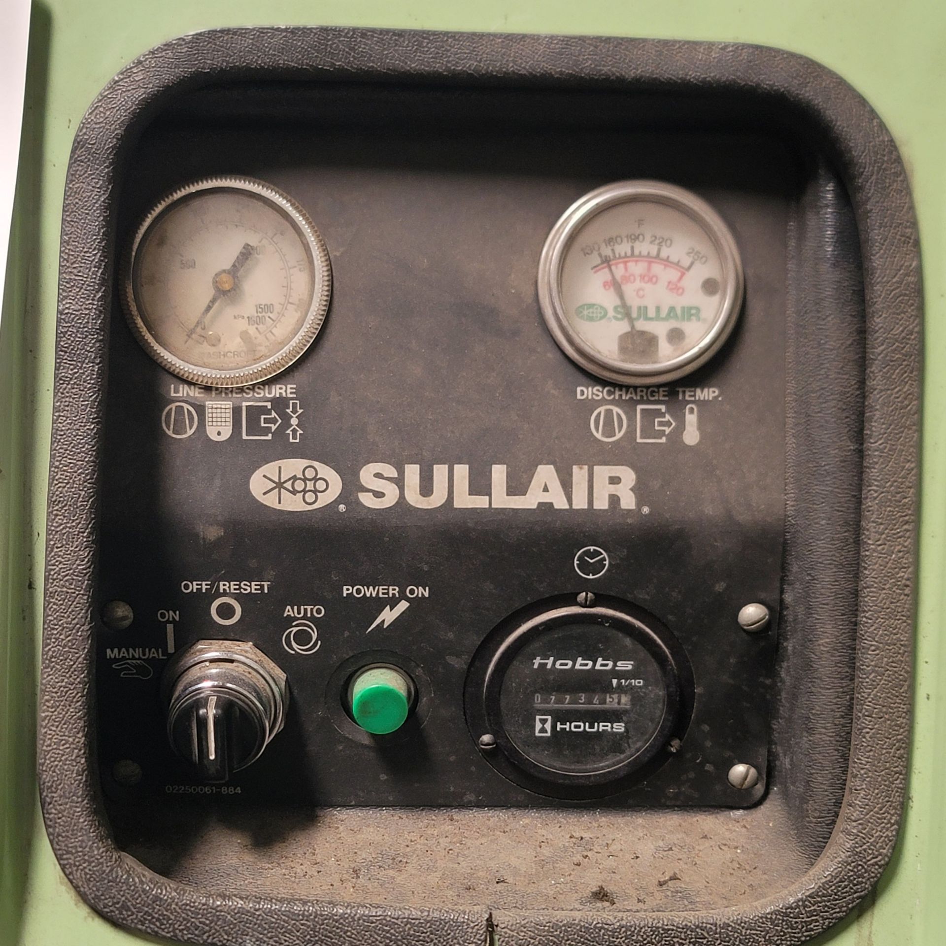 SULLAIR ES-6 ENCAPSULATED ROTARY SCREW TYPE AIR COMPRESSOR, 10 HP, 7,734 HOURS, S/N 8-96000034 - Image 2 of 3