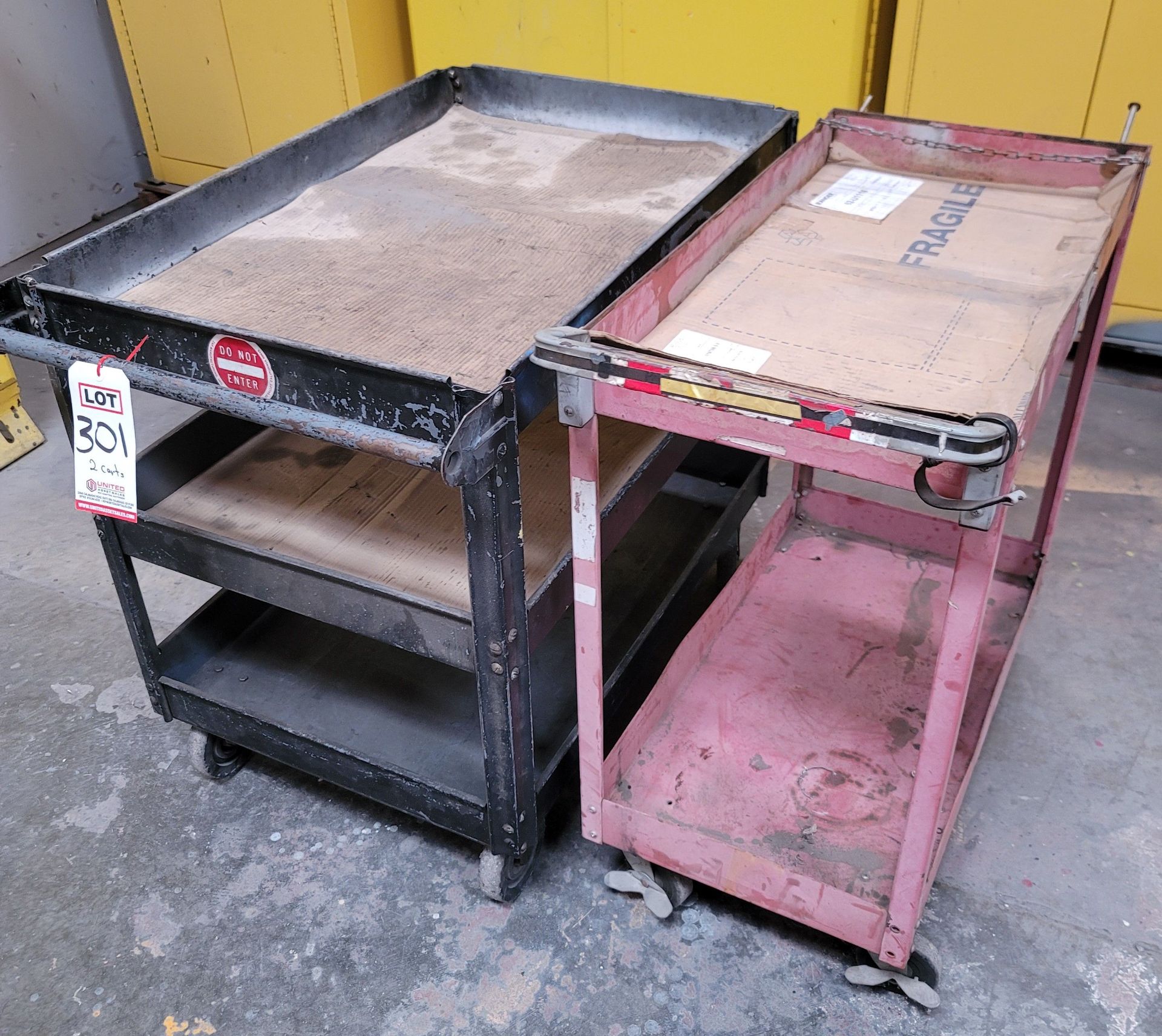 LOT - (2) SHOP CARTS