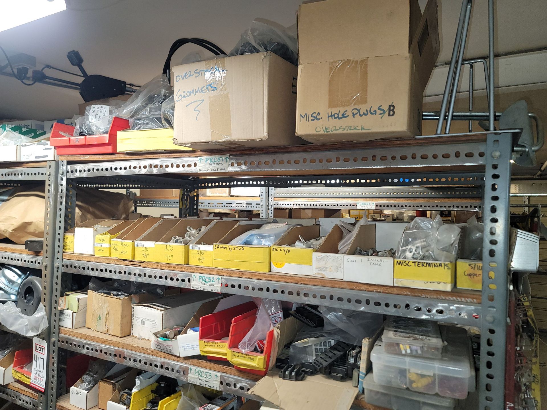 LOT - CONTENTS ONLY OF SHELF UNIT, TO INCLUDE: AUTOMOTIVE ELECTRICAL ITEMS, FUSES, SOLENOIDS, - Image 2 of 12