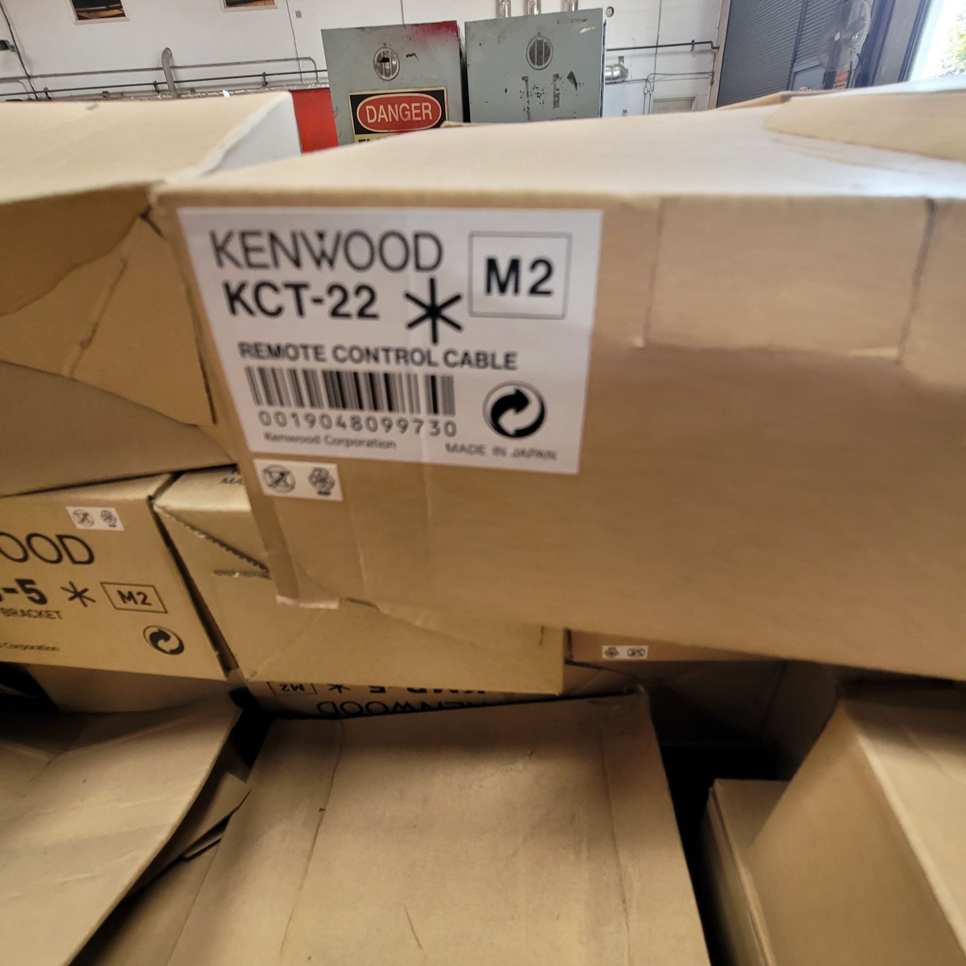 LOT - 4' X 4' WOOD CRATE FULL OF KENWOOD INSTALLATION ACCESSORIES, TO INCLUDE: KMB-5 MOUNTING - Image 3 of 4