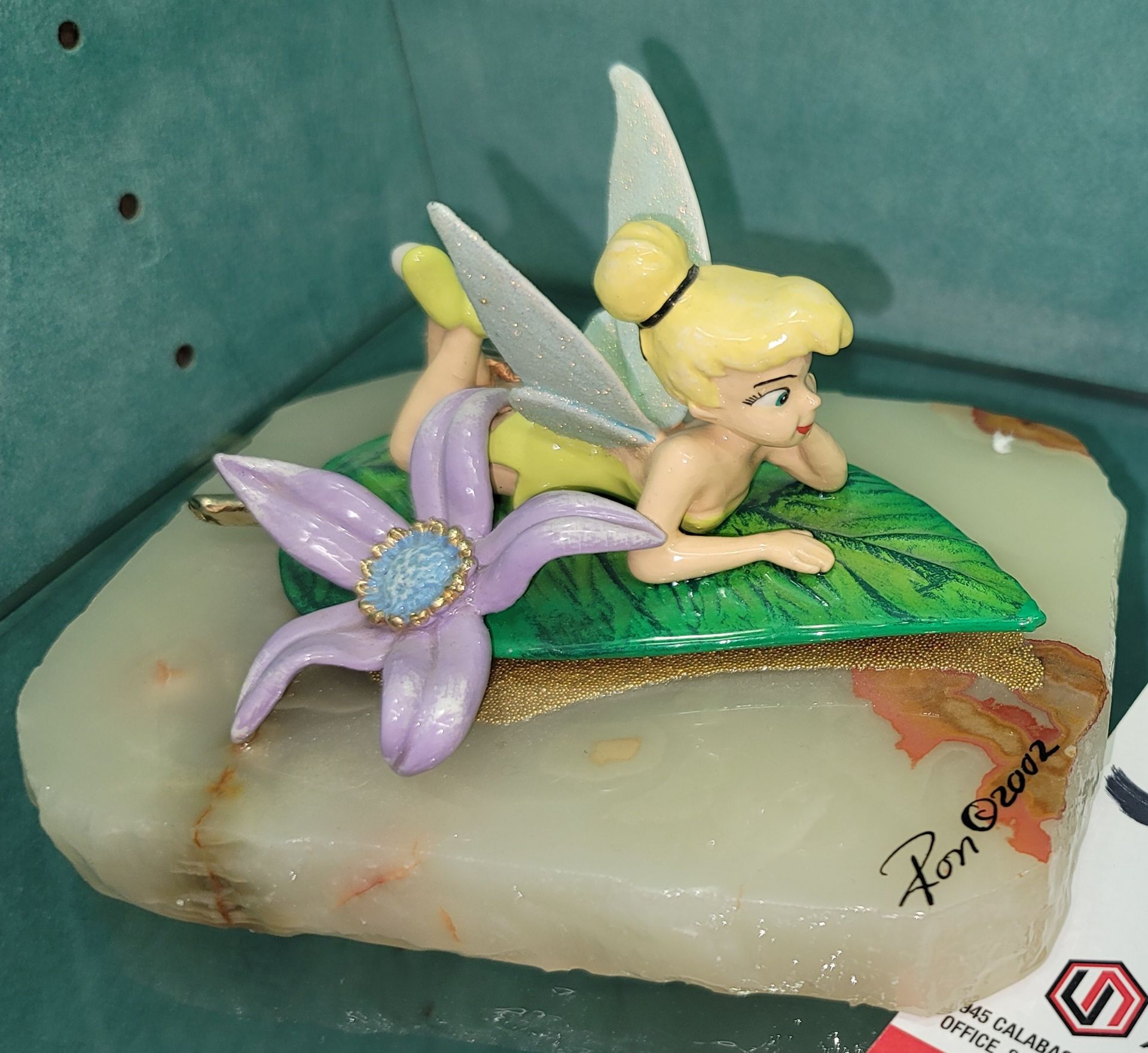 "SERENE TINKERBELL", DISNEY LIMITED EDITION SCULPTURE, FROM RON LEE'S PERSONAL COLLECTION, MFG 2002, - Image 2 of 2