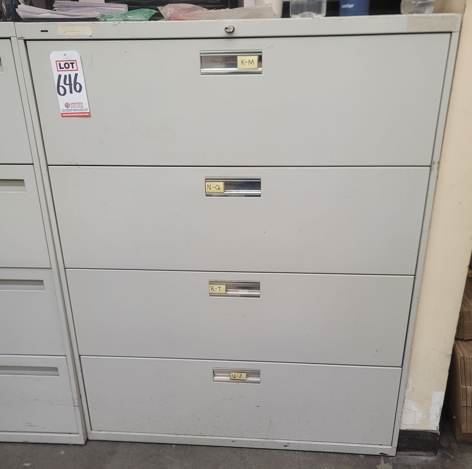 4-DRAWER LATERAL FILE CABINET