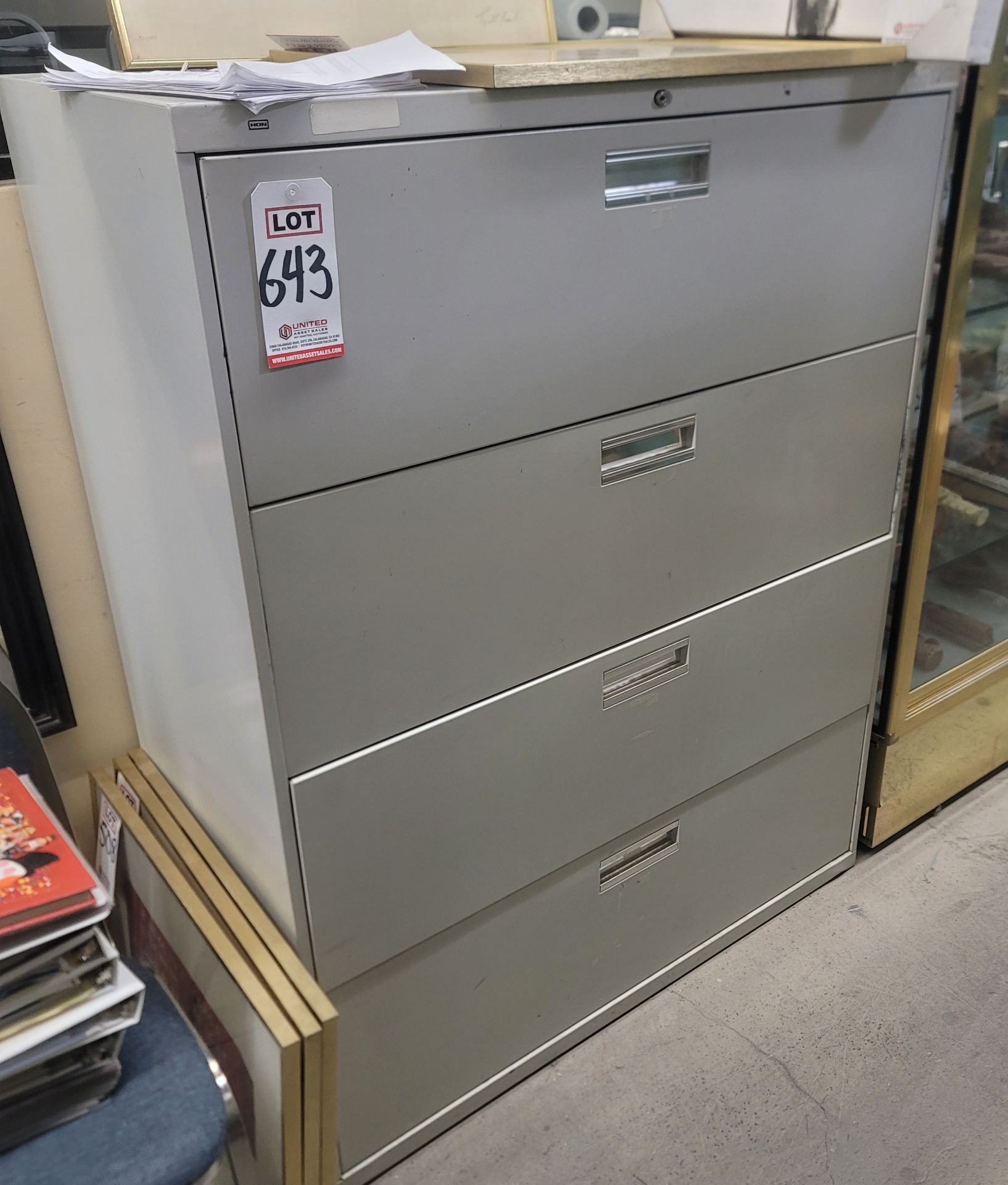 4-DRAWER LATERAL FILE CABINET