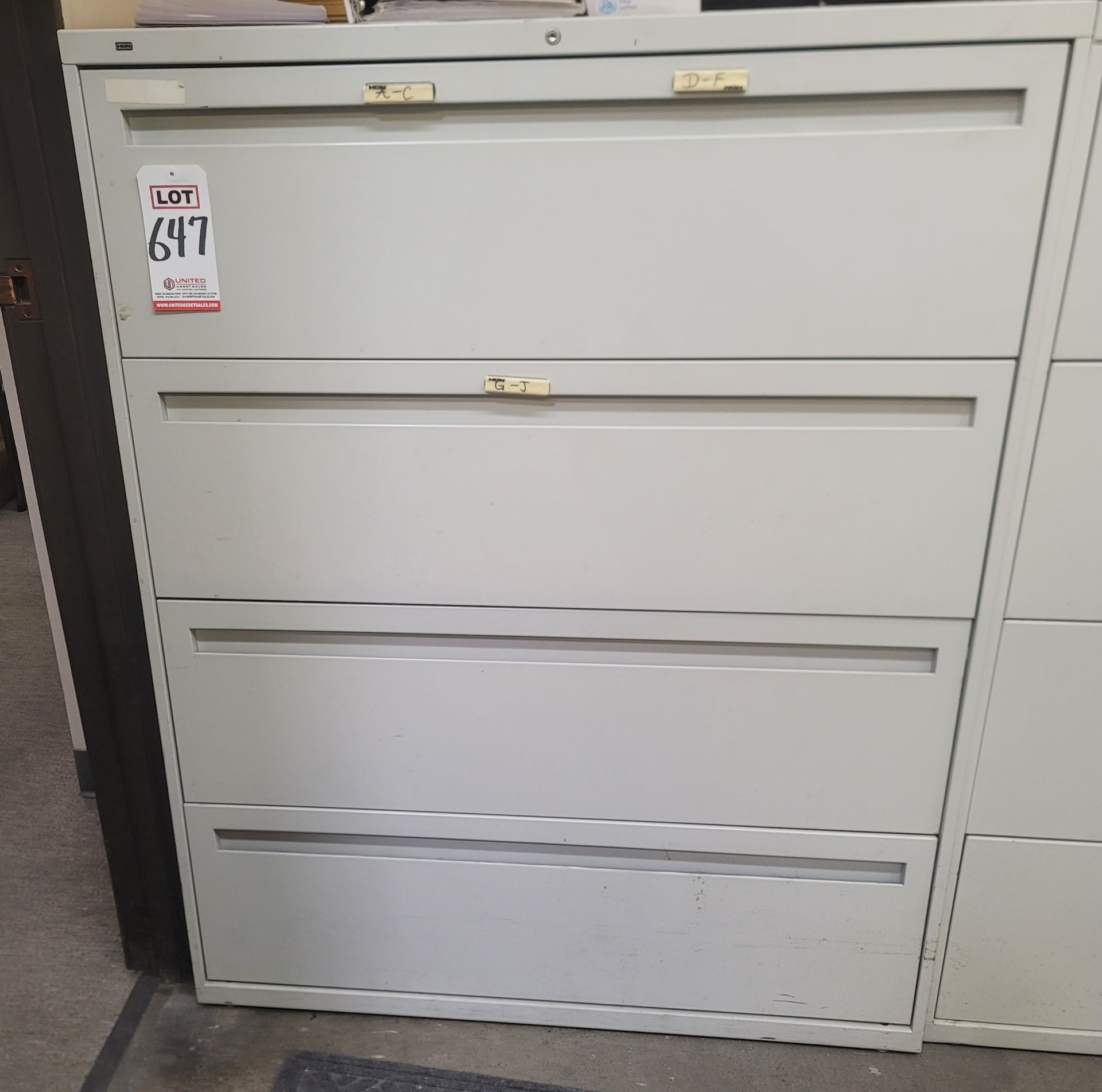 4-DRAWER LATERAL FILE CABINET