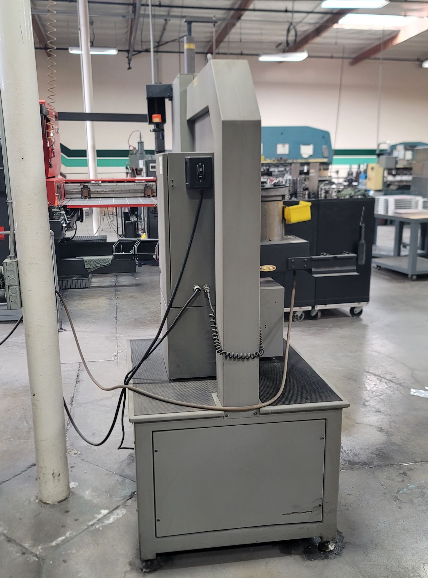 HAEGER 8-TON INSERTION PRESS, MODEL 824, 24" THROAT, HAEGER MODULAR AUTOFEED MODEL AF-MAS, DATA - Image 8 of 14