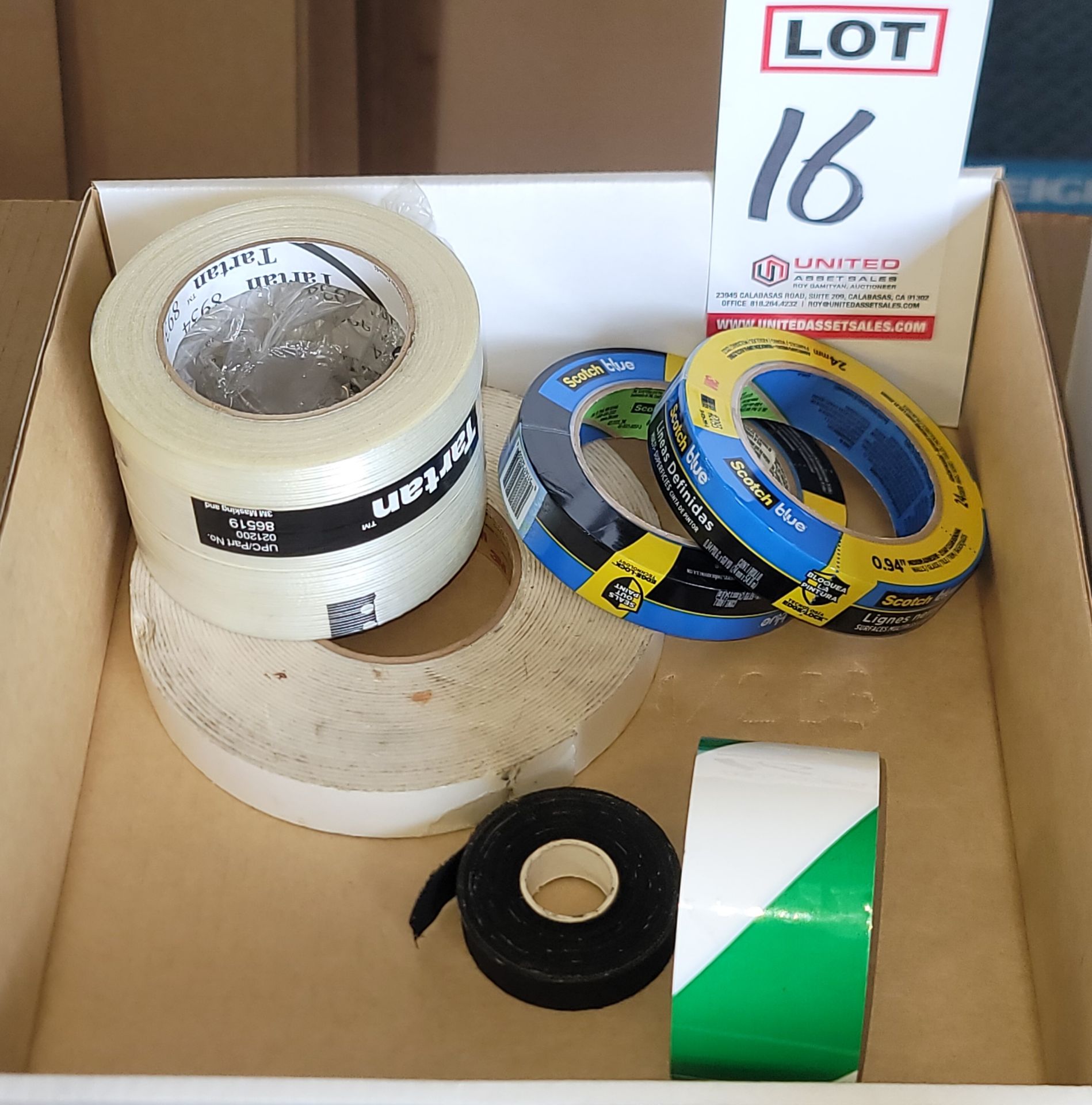 LOT - MISC. TAPE ROLLS