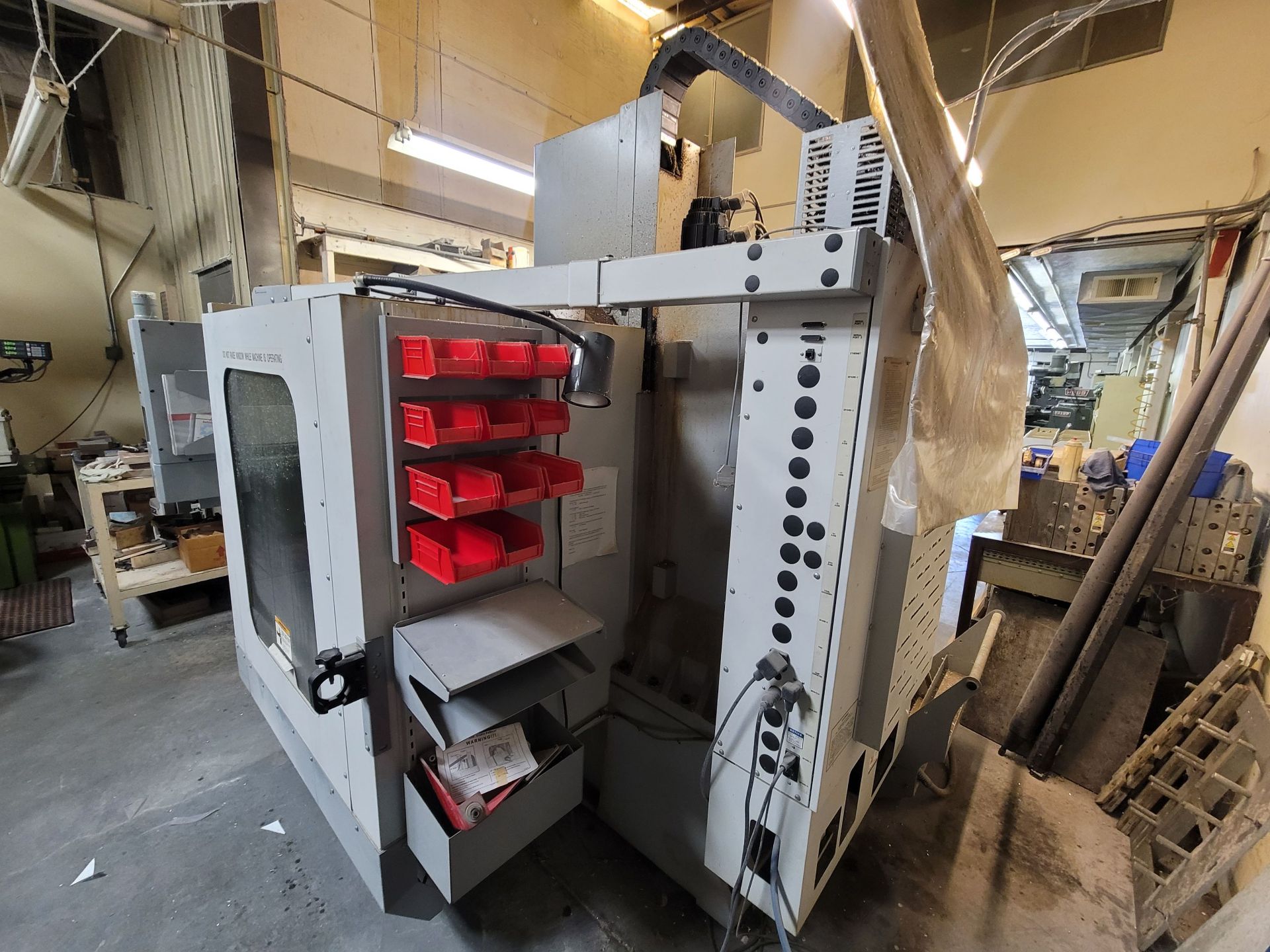 2006 HAAS VF-2DYT VERTICAL MACHINING CENTER, HAAS VOP-A, XYZ EXTENDED TRAVELS: 30" X 20" X 20", - Image 9 of 21