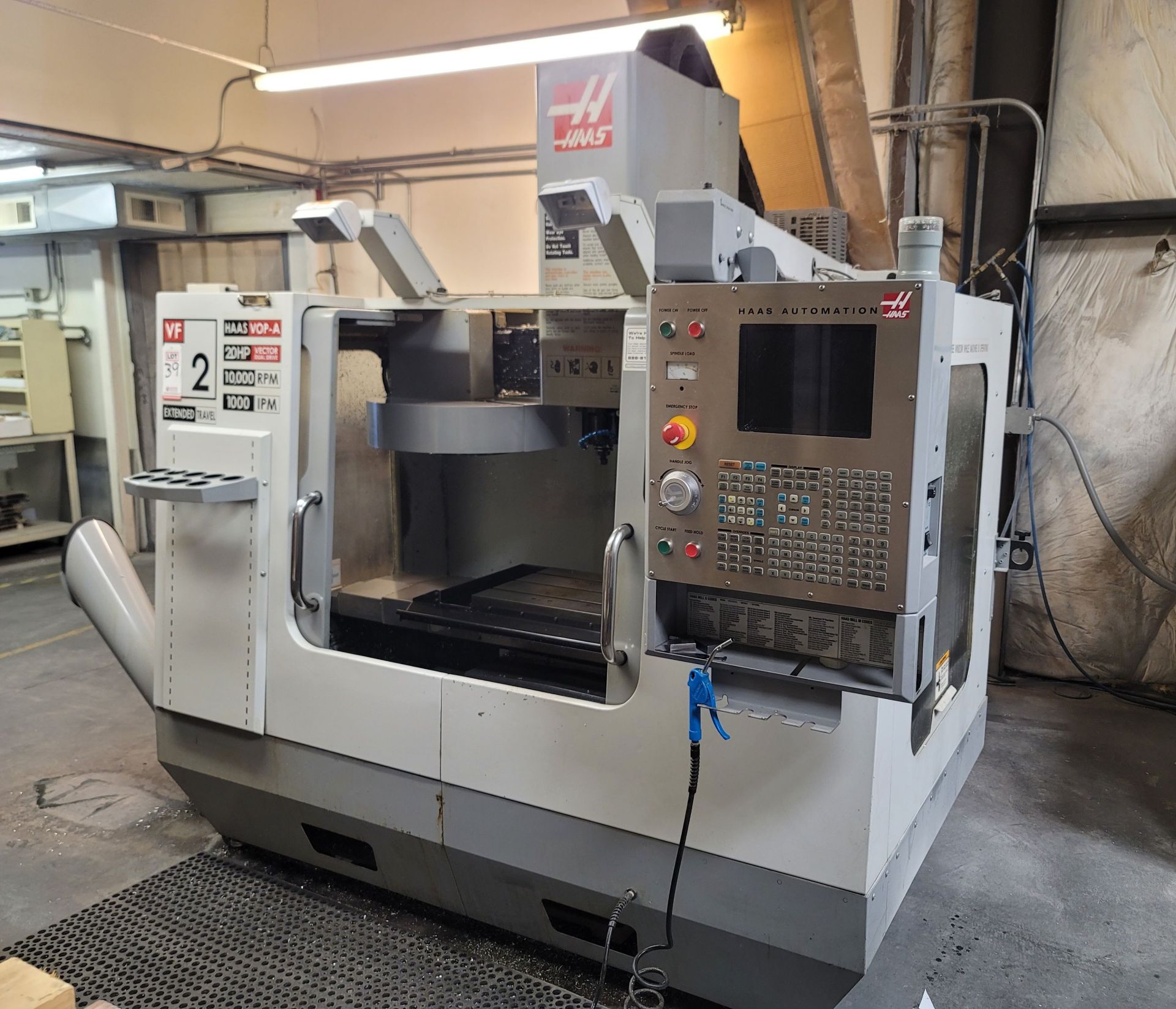 2006 HAAS VF-2DYT VERTICAL MACHINING CENTER, HAAS VOP-A, XYZ EXTENDED TRAVELS: 30" X 20" X 20", - Image 6 of 21