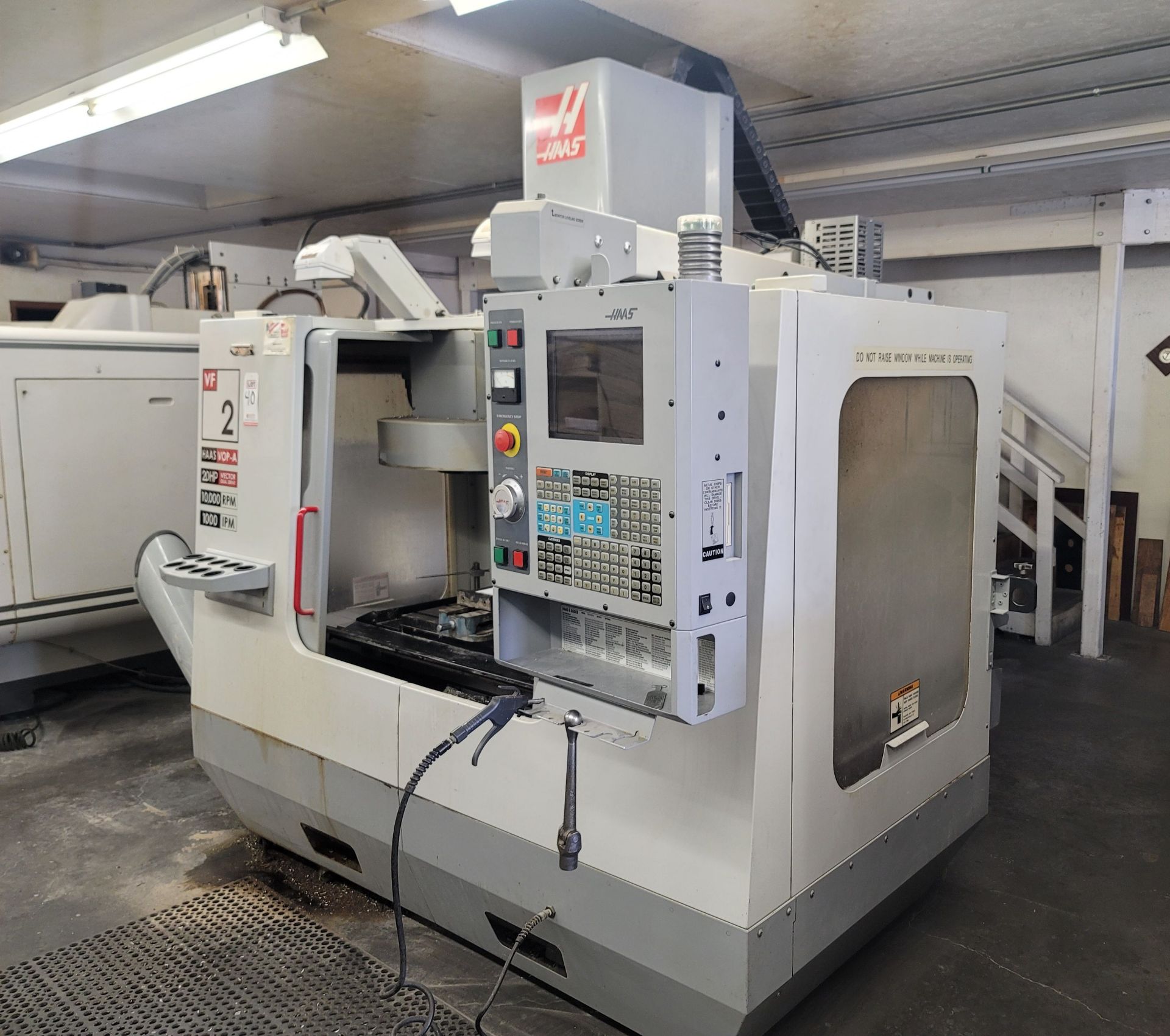 2003 HAAS VF-2D VERTICAL MACHINING CENTER, HAAS VOP-A, XYZ TRAVELS: 30" X 16" X 20", 36" X 18" - Image 8 of 13