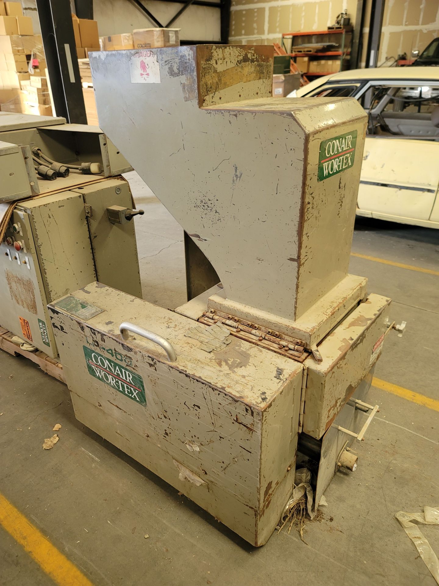 CONAIR WOR-TEX GRANULATOR, MODEL LP-400, S/N 0-5213