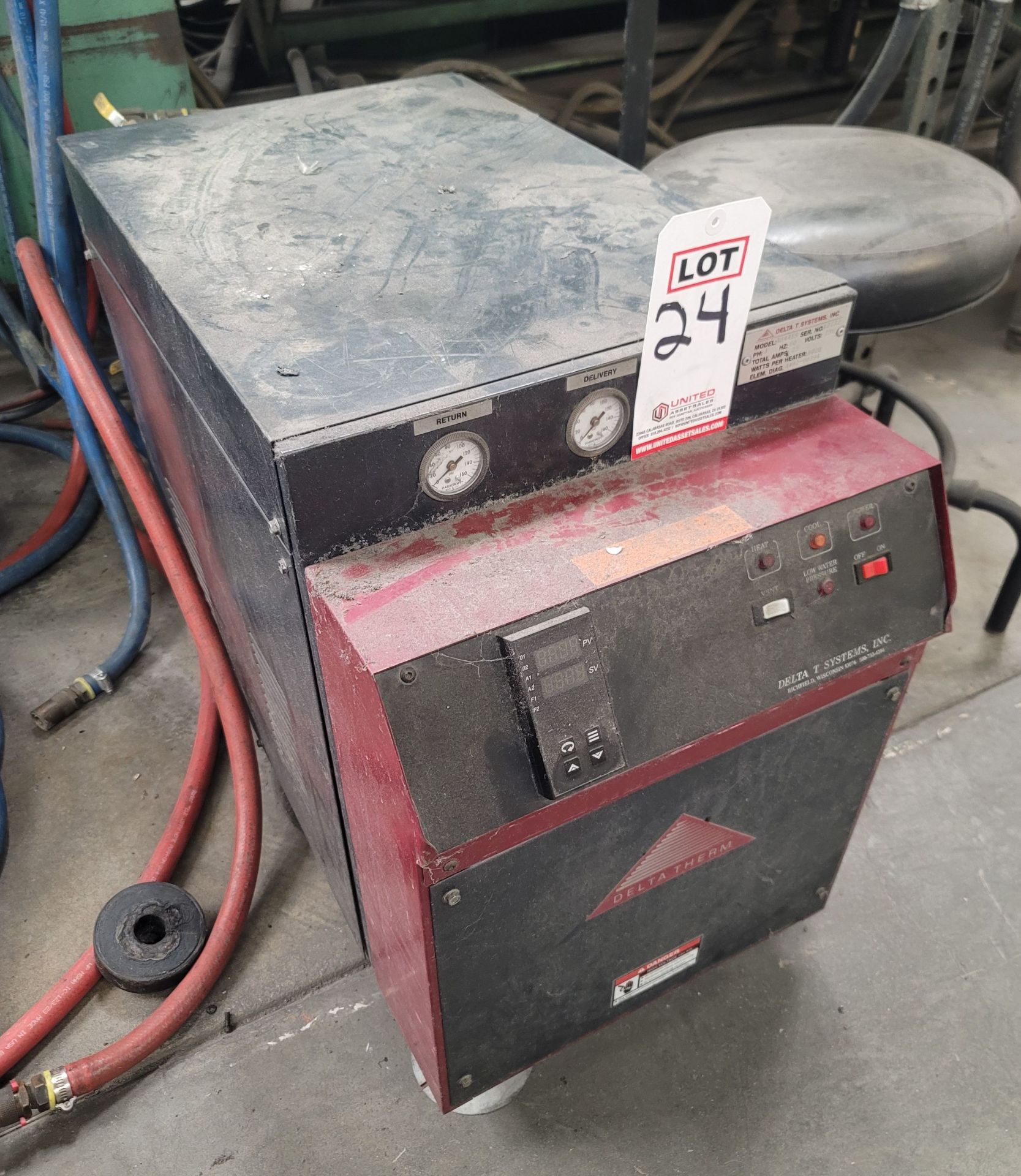 DELTA THERM WATER THERMOLATOR, MODEL AB441S, S/N 12732