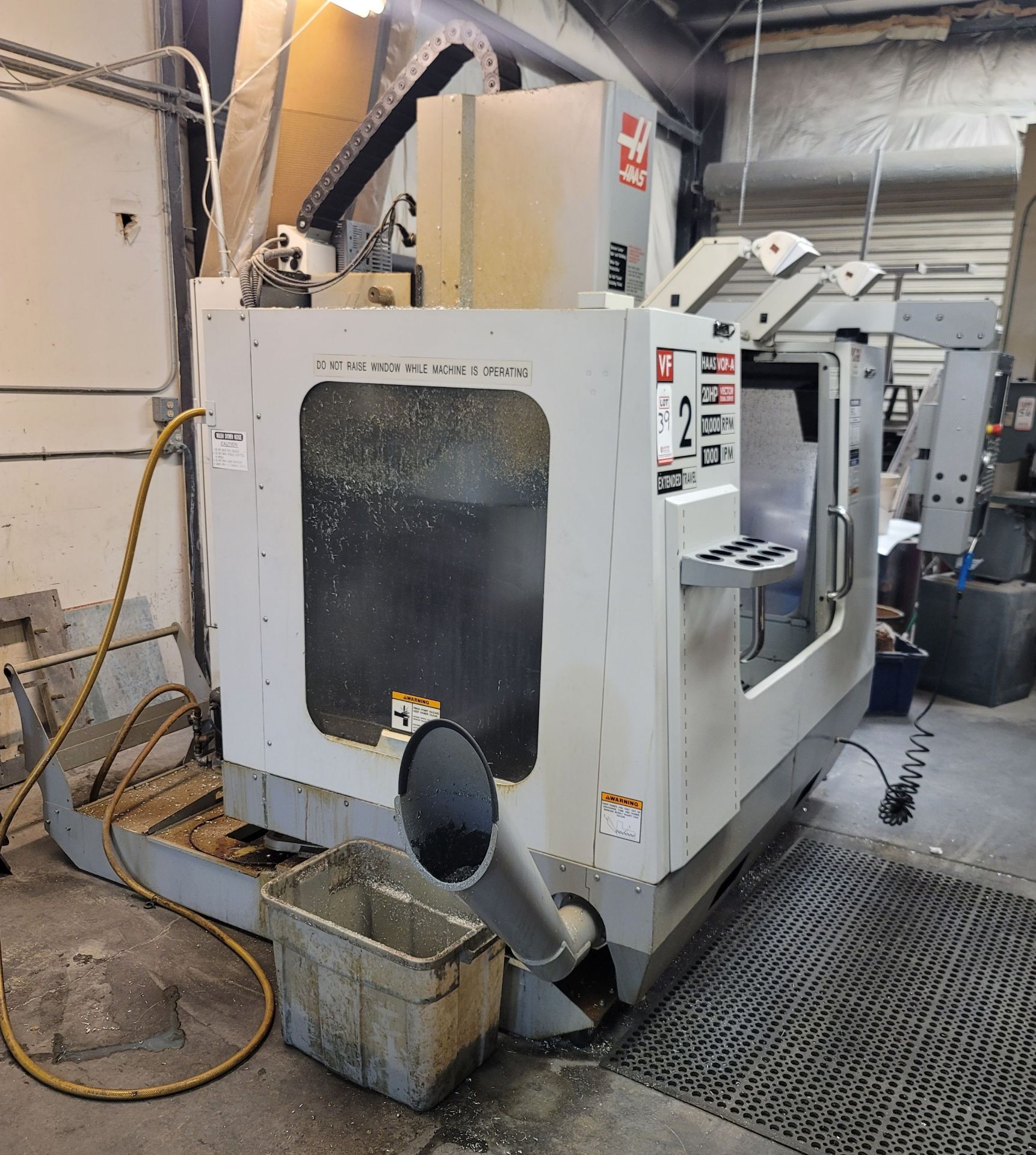 2006 HAAS VF-2DYT VERTICAL MACHINING CENTER, HAAS VOP-A, XYZ EXTENDED TRAVELS: 30" X 20" X 20", - Image 7 of 21