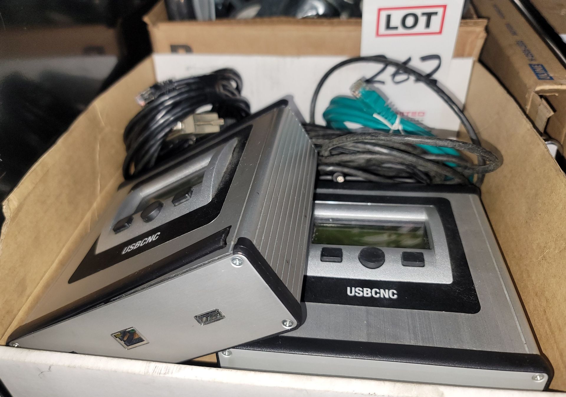 LOT - (2) USB CNC CONTROLLERS W/ CABLES