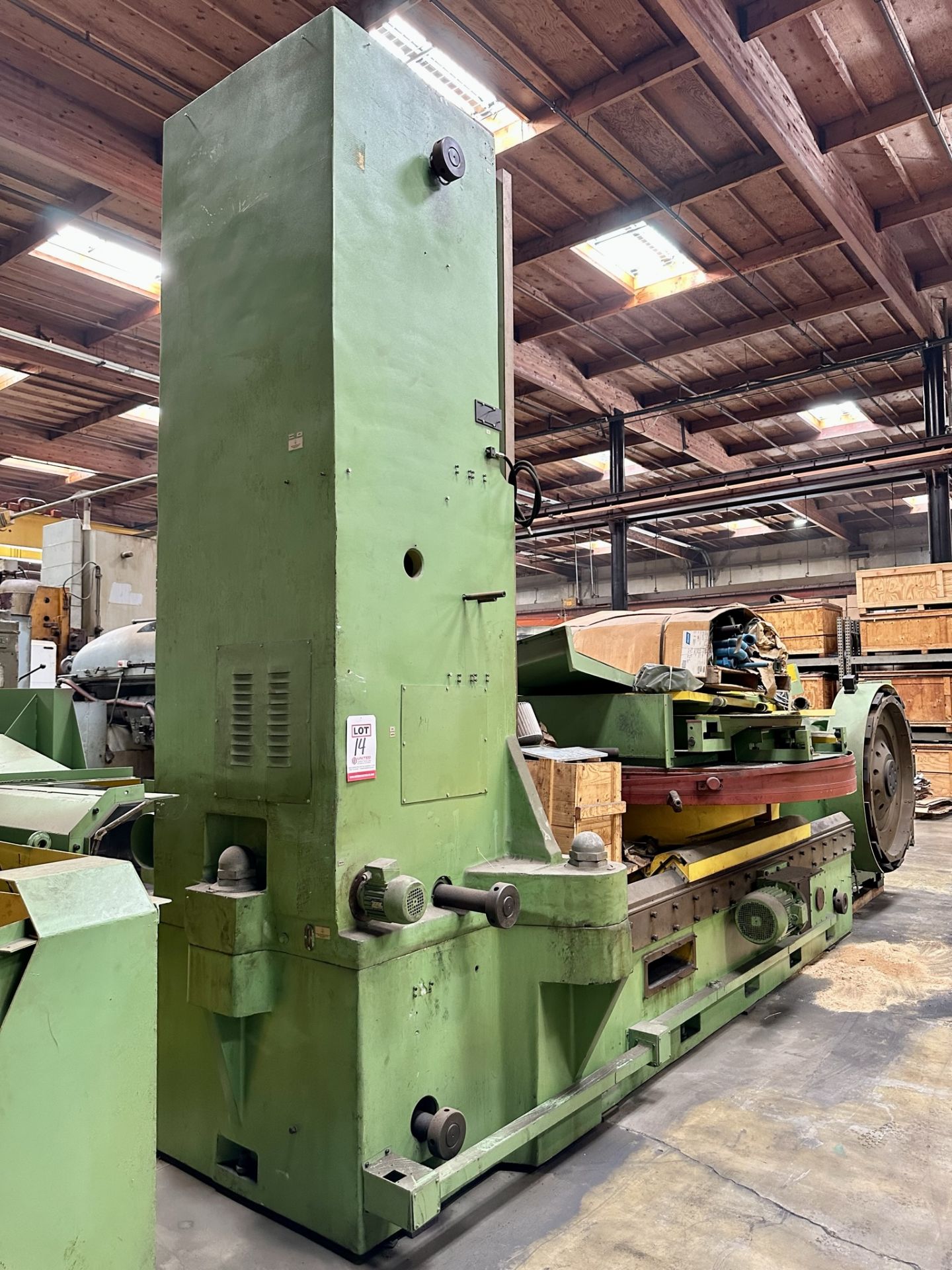 WMW VERTICAL SPINDLE ROTARY SURFACE GRINDER, 96" MAGNETIC TABLE, NEW, (LOCATION: SANTA FE SPRINGS, - Image 12 of 20