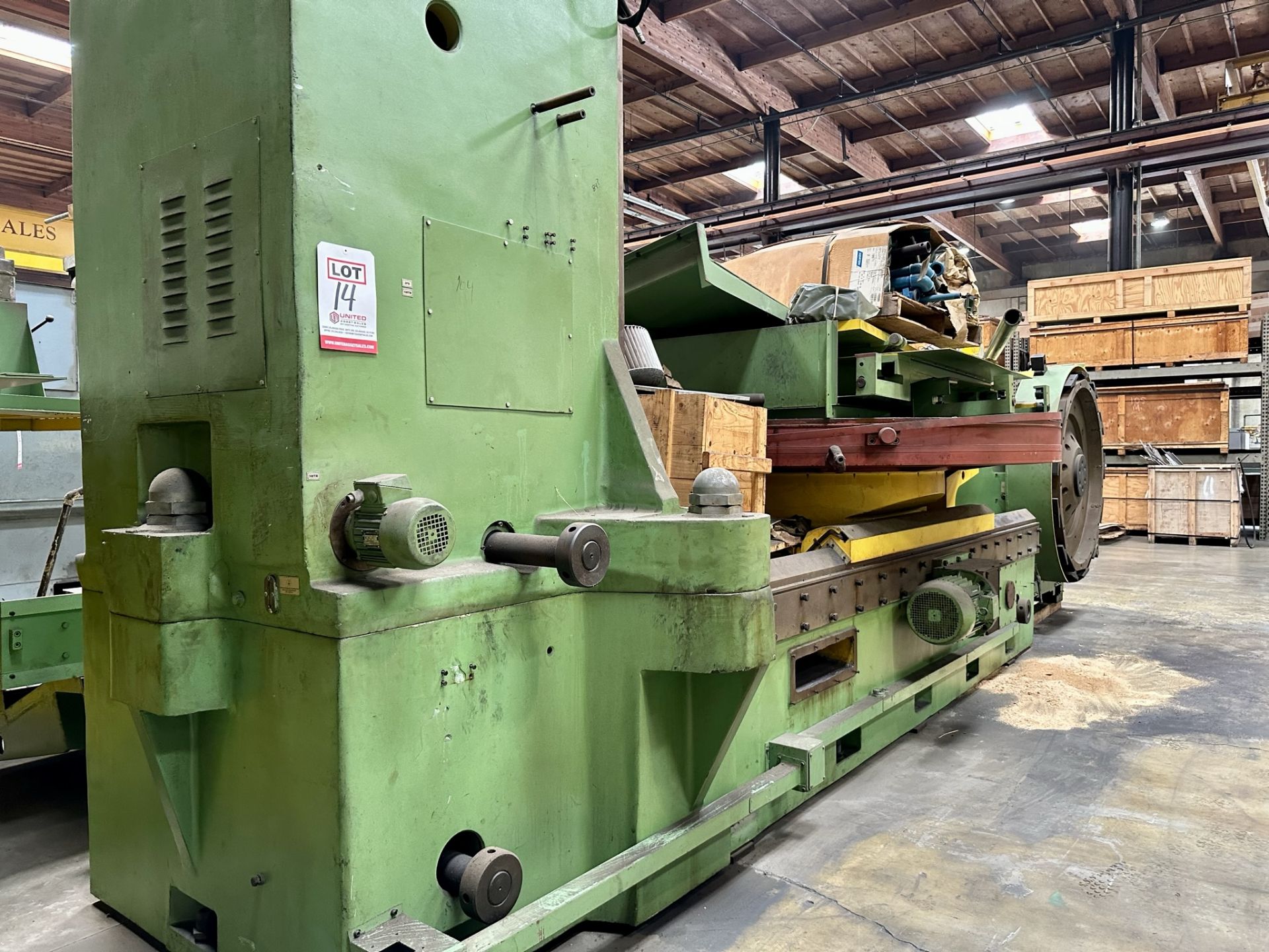 WMW VERTICAL SPINDLE ROTARY SURFACE GRINDER, 96" MAGNETIC TABLE, NEW, (LOCATION: SANTA FE SPRINGS, - Image 14 of 20
