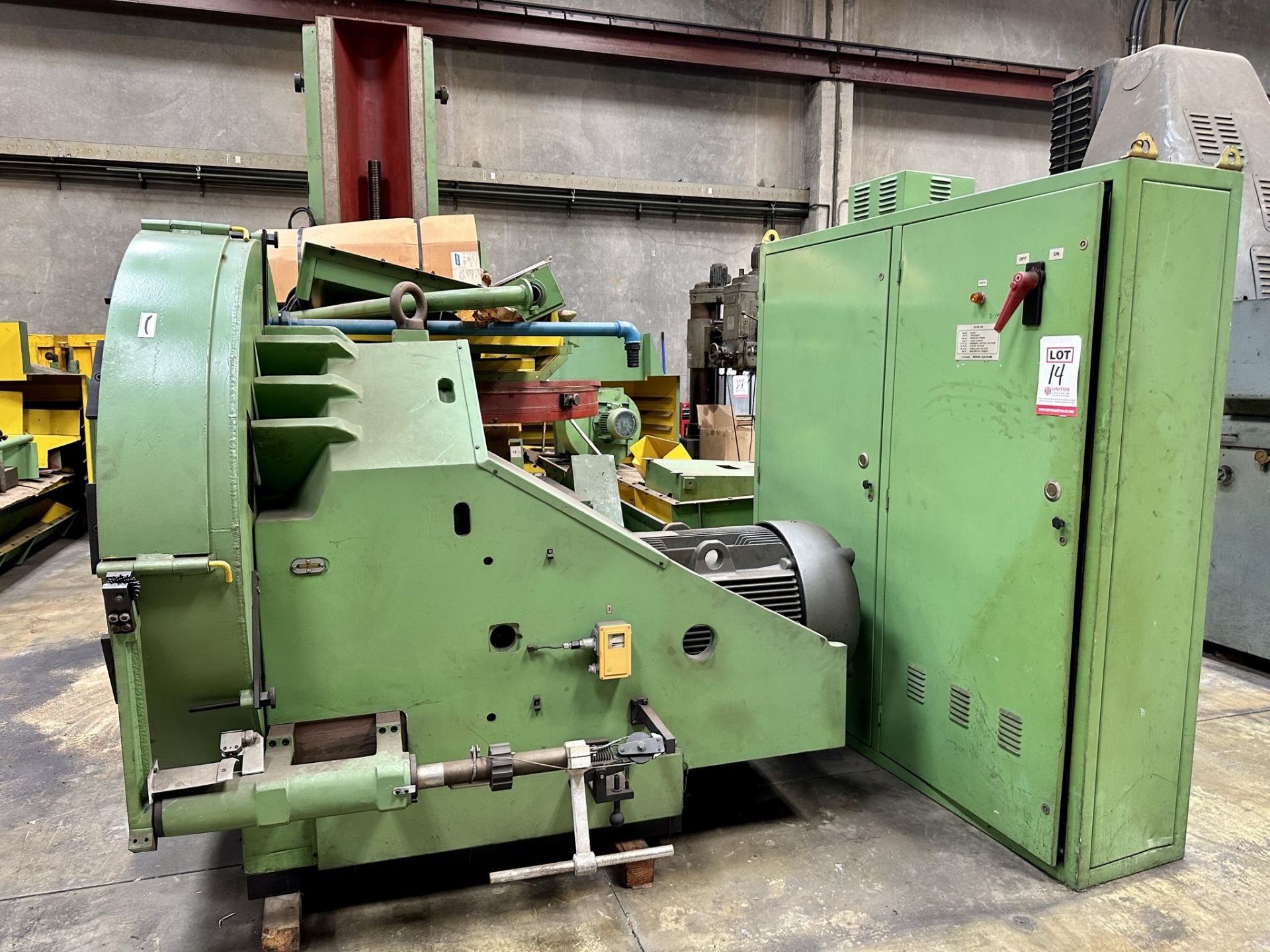 WMW VERTICAL SPINDLE ROTARY SURFACE GRINDER, 96" MAGNETIC TABLE, NEW, (LOCATION: SANTA FE SPRINGS, - Image 9 of 20