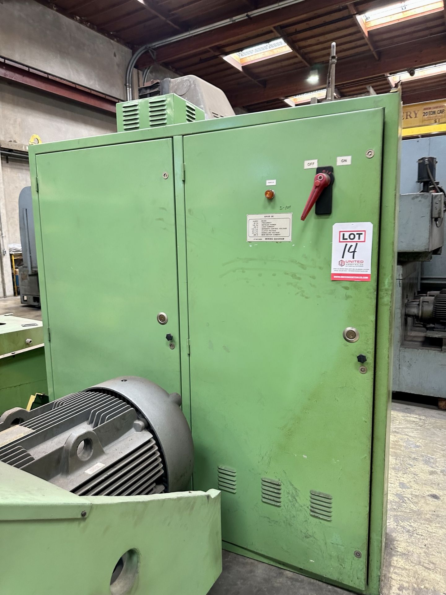 WMW VERTICAL SPINDLE ROTARY SURFACE GRINDER, 96" MAGNETIC TABLE, NEW, (LOCATION: SANTA FE SPRINGS, - Image 17 of 20