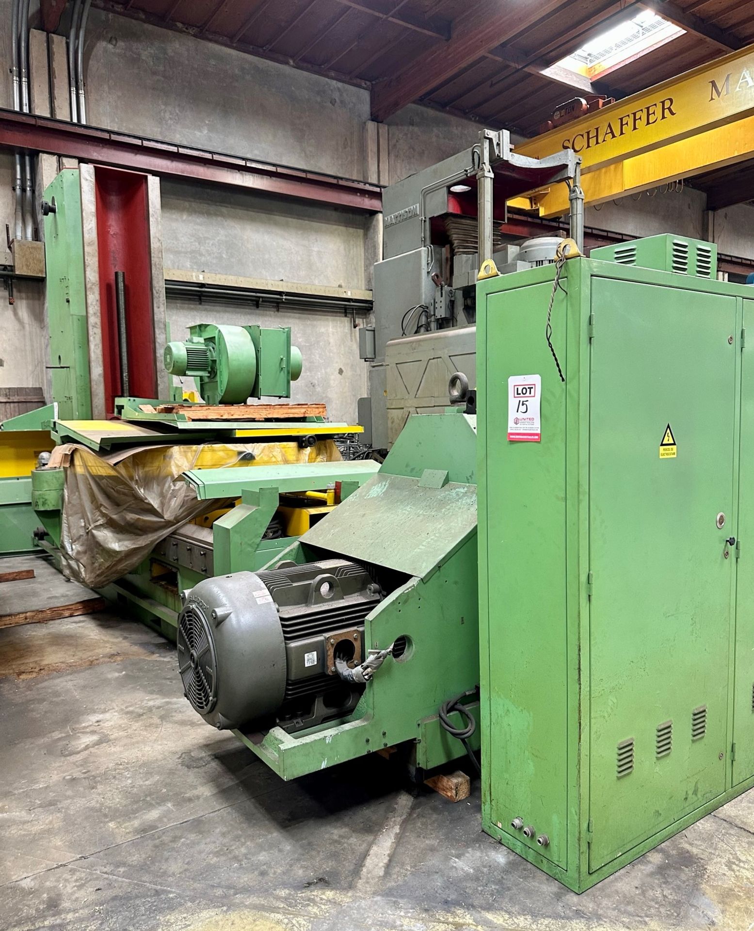 WMW VERTICAL SPINDLE ROTARY SURFACE GRINDER, 84" MAGNETIC TABLE, NEW, (LOCATION: SANTA FE SPRINGS, - Image 11 of 13