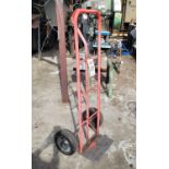 HAND TRUCK, LARGE SOLID TIRES