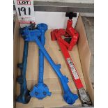 LOT - DRUM DE-HEADER AND (3) DRUM PLUG WRENCHES