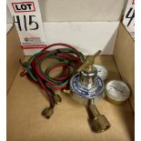 LOT - (1) MINI TORCH AND (1) GAUGE