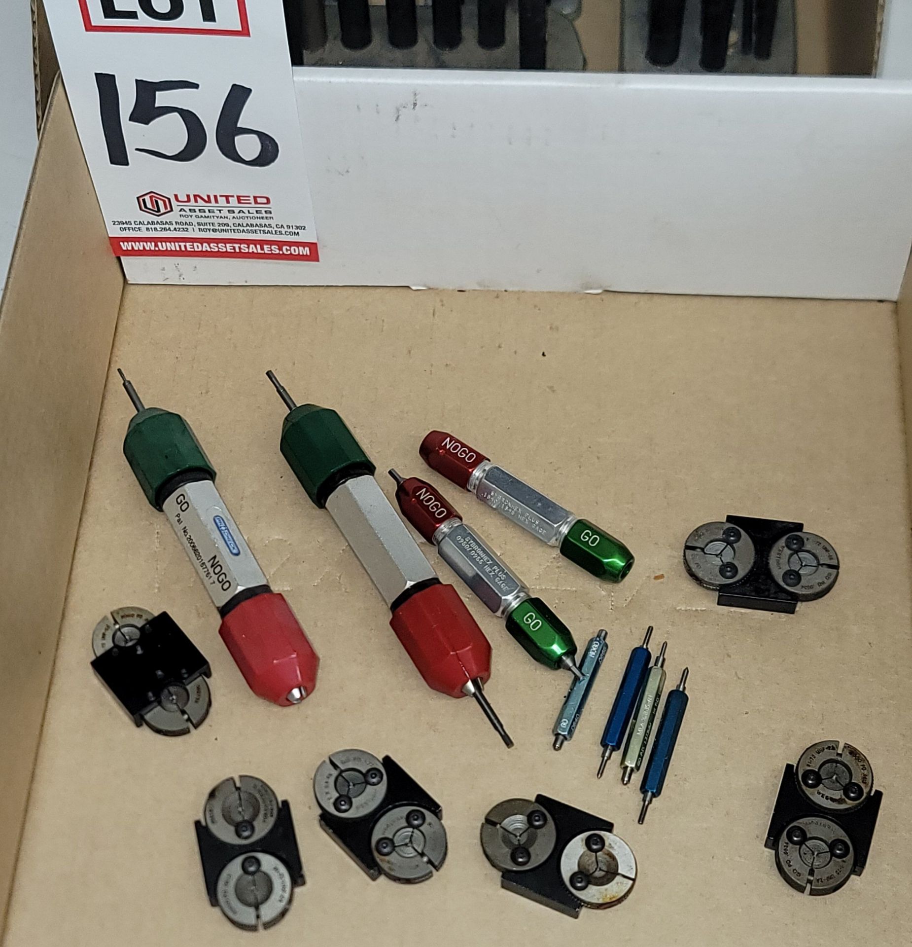 LOT - GO-NOGO PLUG GAGES, THREAD GAGES