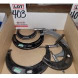 LOT - (5) OUTSIDE MICROMETERS