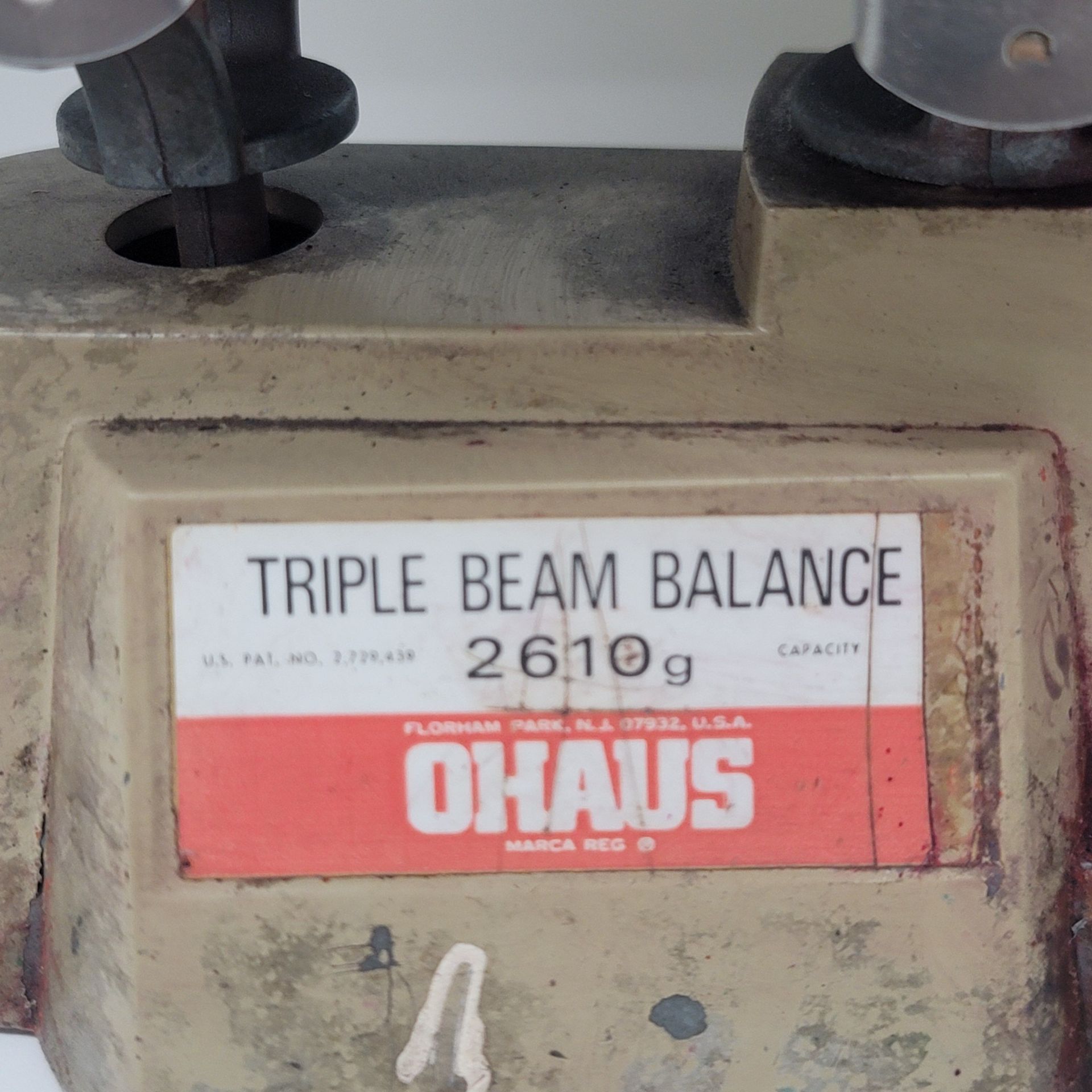 LOT - (2) OHAUS 2610G TRIPLE BEAM BALANCE SCALES - Image 2 of 2