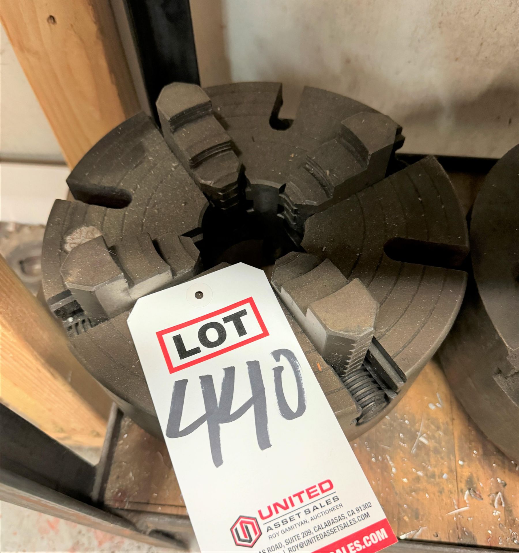 10" 4-JAW LATHE CHUCK