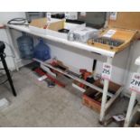 LAB/ASSEMBLY TABLE, 6' X 2' X 34" HT, CONTENTS NOT INCLUDED