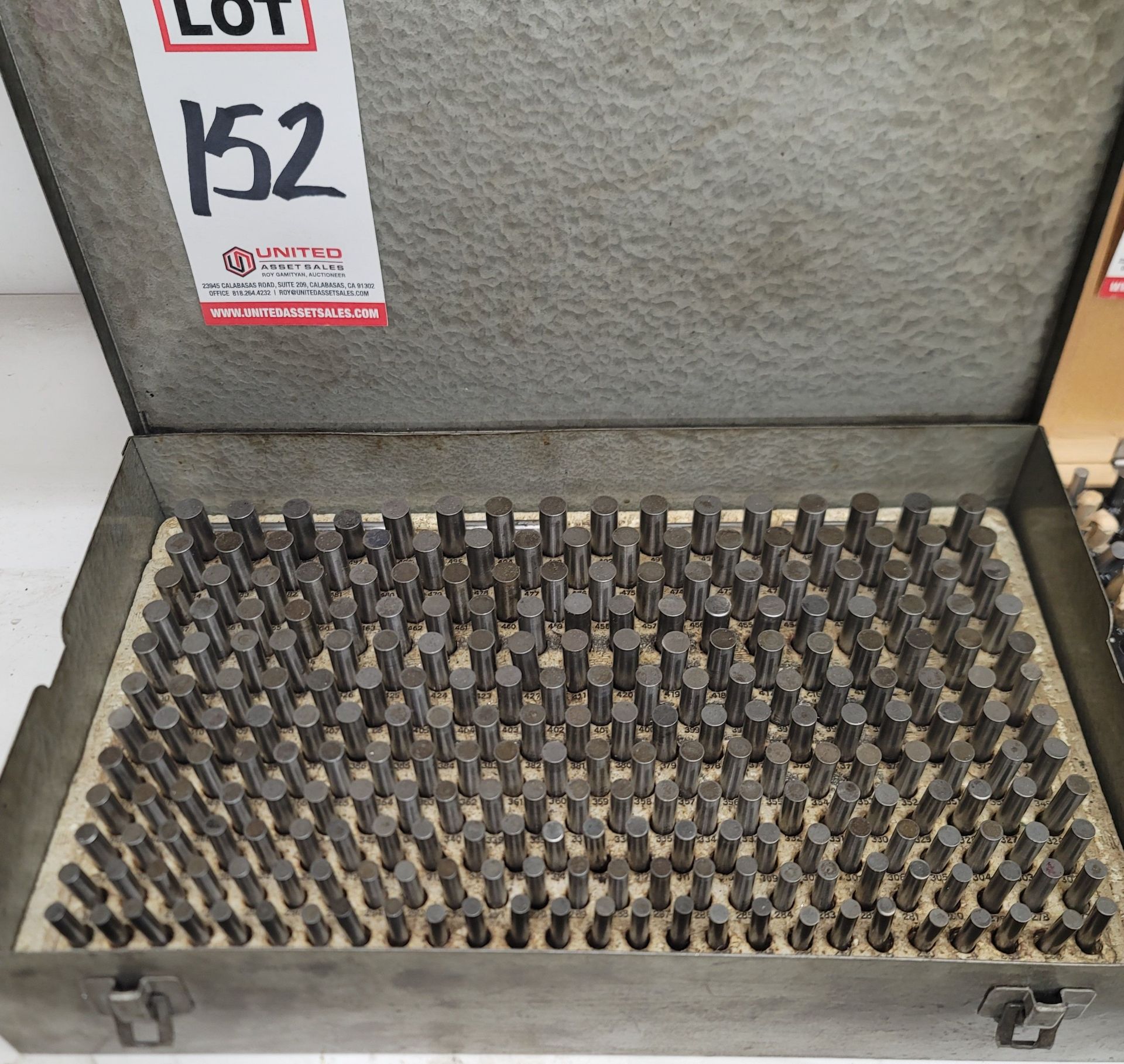 MEYER GAGE PIN GAGE SET, .251-.500 MINUS