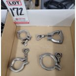 LOT - ROSS STAINLESS STEEL CLAMPS