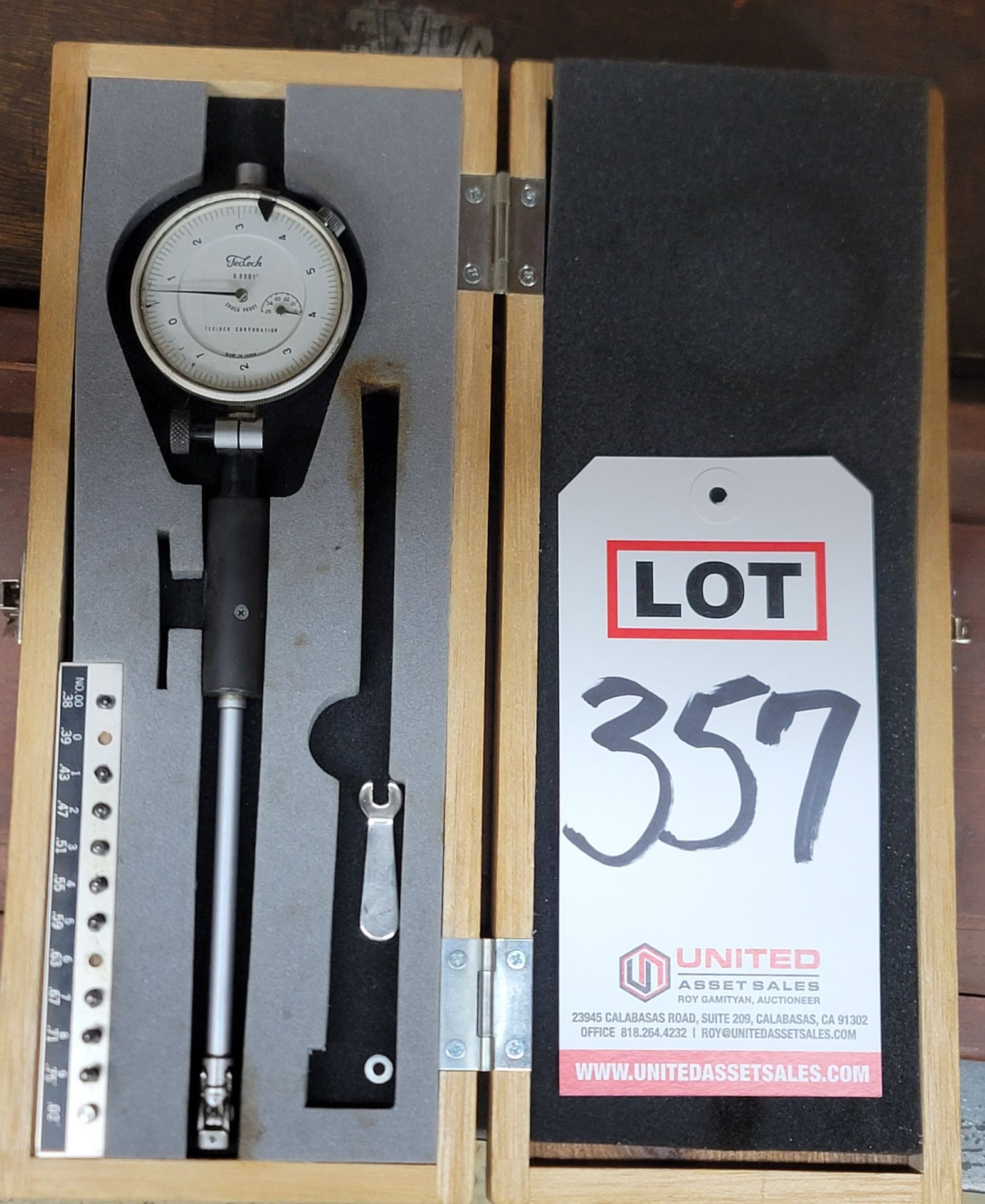 TECLOCK .38"-.75" DIAL BORE GAGE