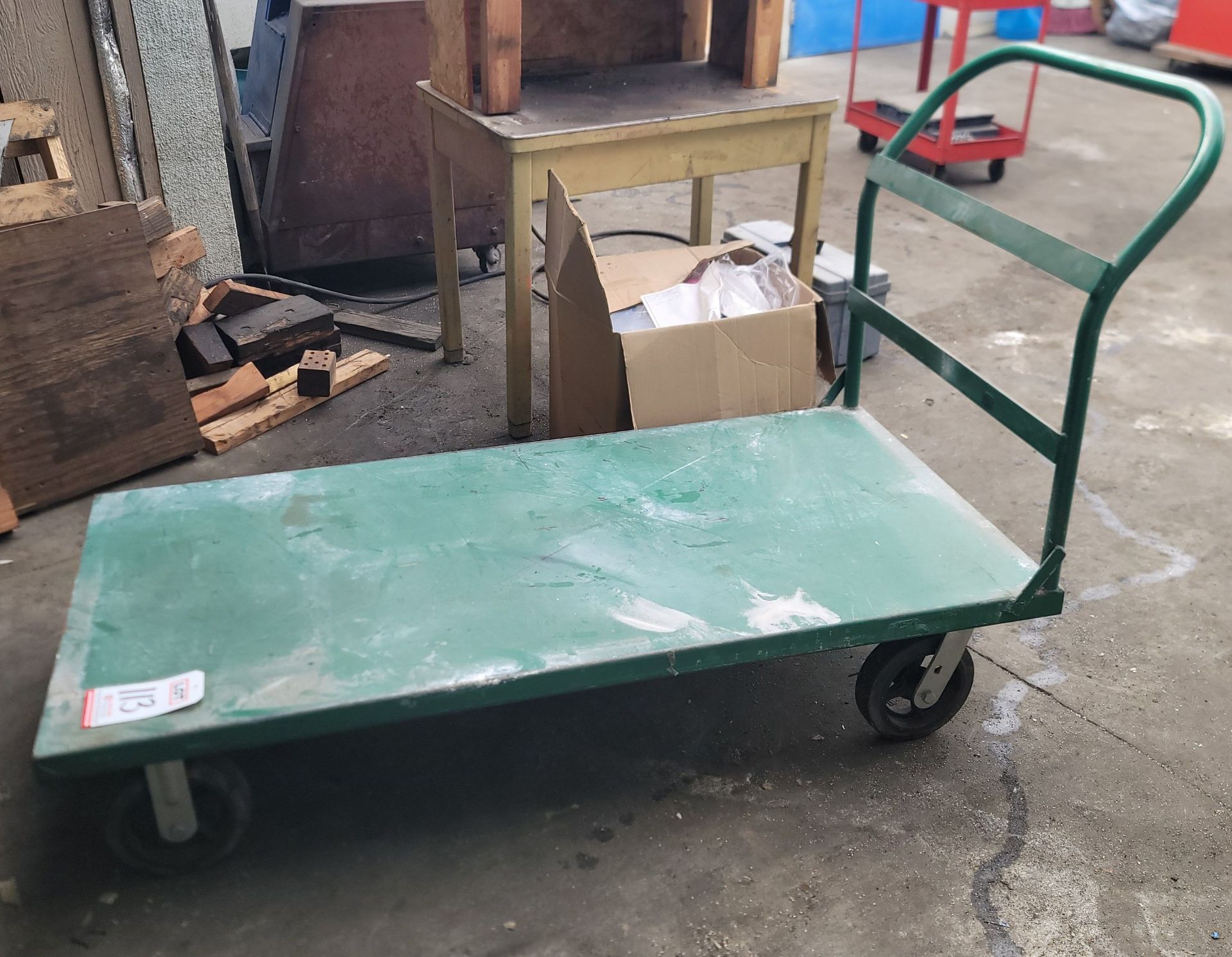 FLAT CART, 30" X 5', (DELAYED PICKUP UNTIL DECEMBER 21) - Image 2 of 2